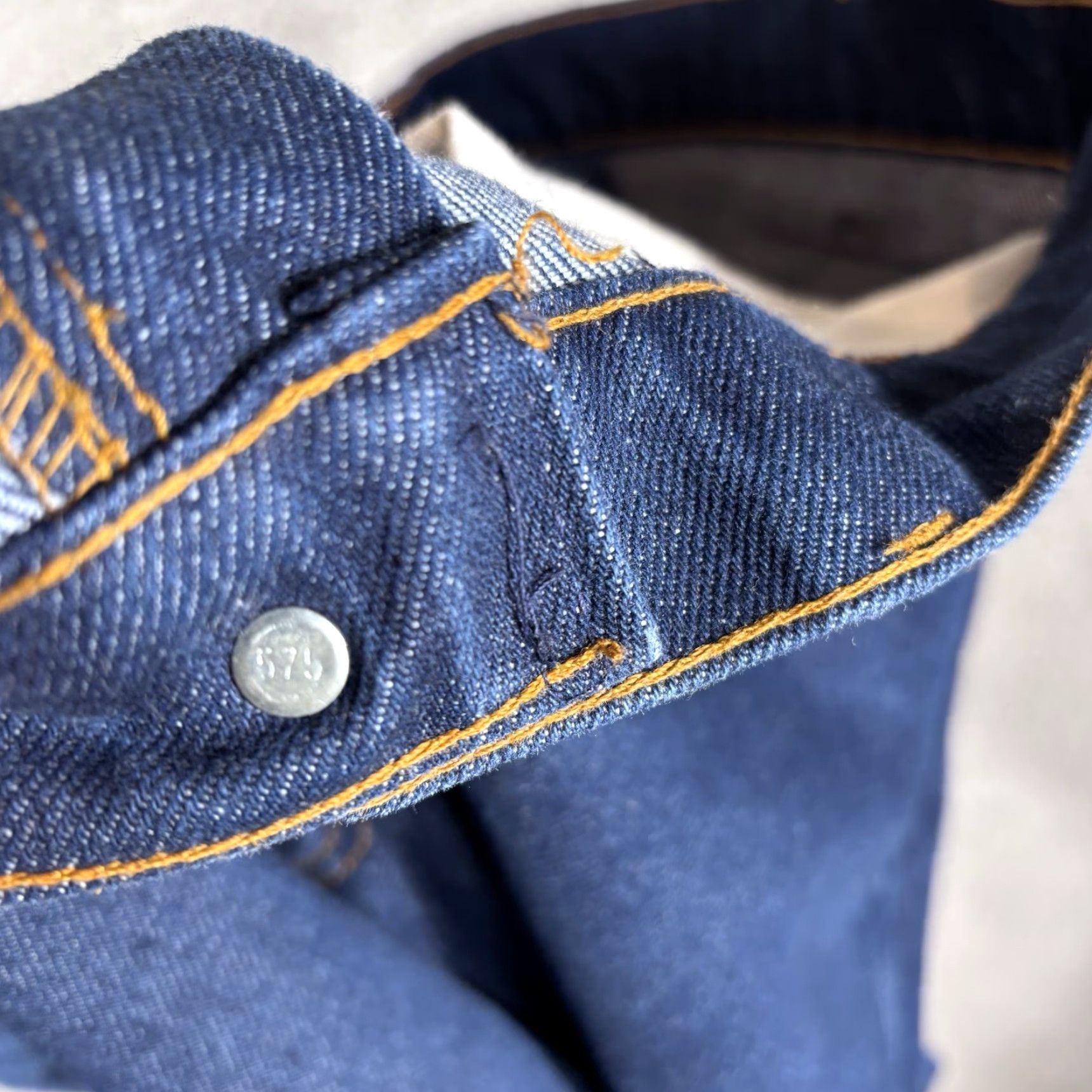 Levi's VINTAGE Levi's Jeans Men's 36x30 Boot Cut Blue Denim Cotton Blend USA 500 Series 516 Regular Inseam 30" Size US 36 / EU 52 - 6 Thumbnail