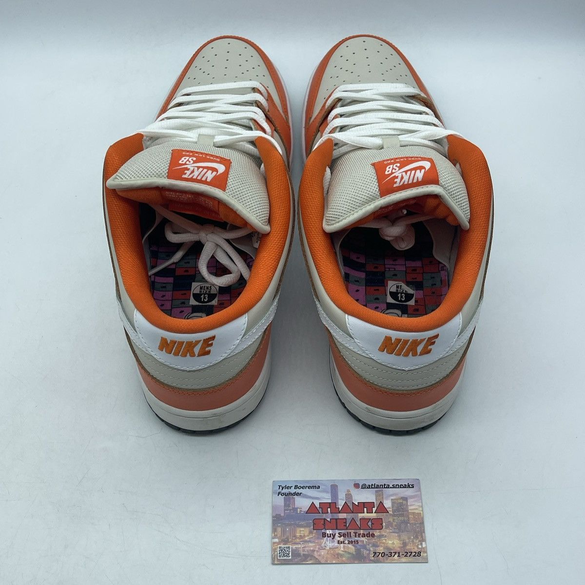 Nike Dunk low orange box Size US 13 / EU 46 - 6 Thumbnail
