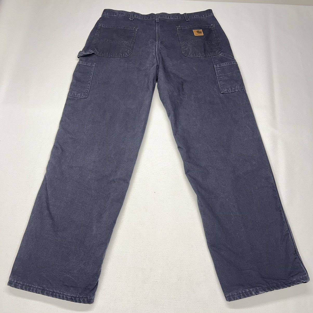 Carhartt × Vintage VTG Carhartt Pants Blue Flannel Lined Loose Fit Baggy Y2K Size US 38 / EU 54 - 14 Thumbnail