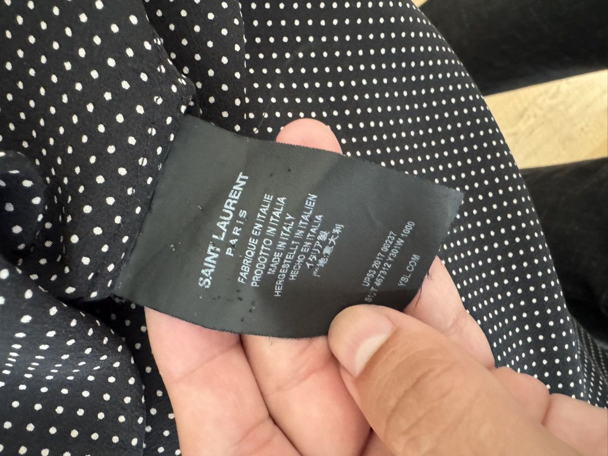 Saint Laurent Paris Silk Saint Laurent Dot shirt Size US M / EU 48-50 / 2 - 5 Thumbnail