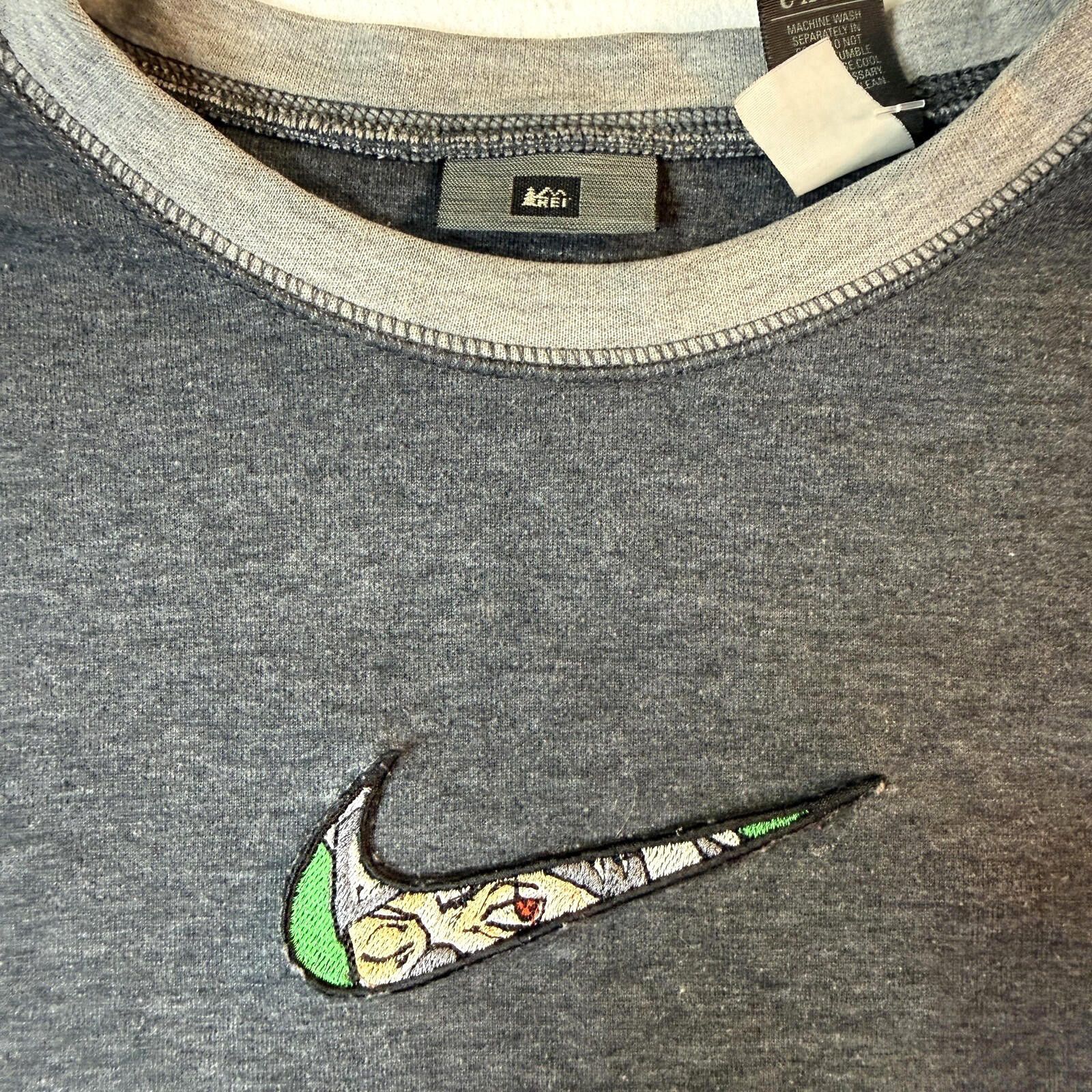 Nike Nike REI Long Sleeve Mens XL Anime Embroidered Swoosh Y2K Size US XL / EU 56 / 4 - 2 Thumbnail