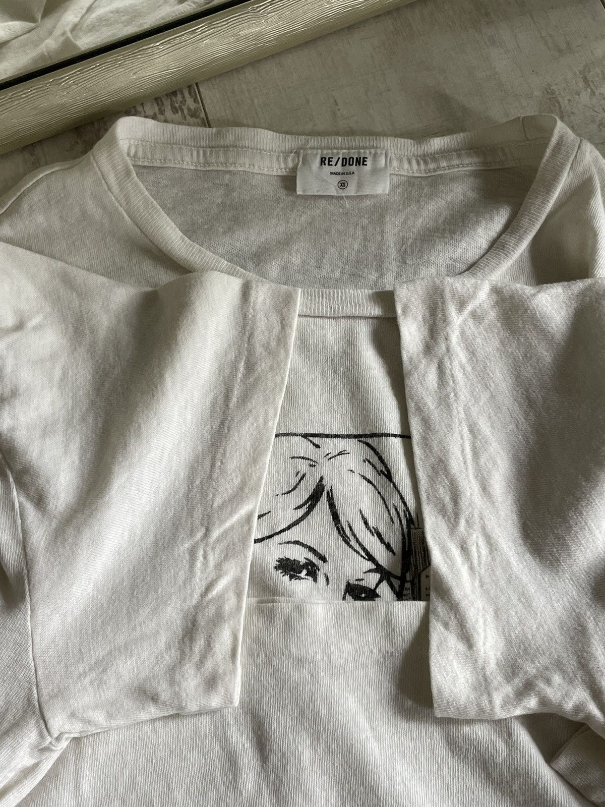 RE/DONE RE/DONE Classic You’re Cute Tee White Size XS / US 0-2 / IT 36-38 - 5 Thumbnail