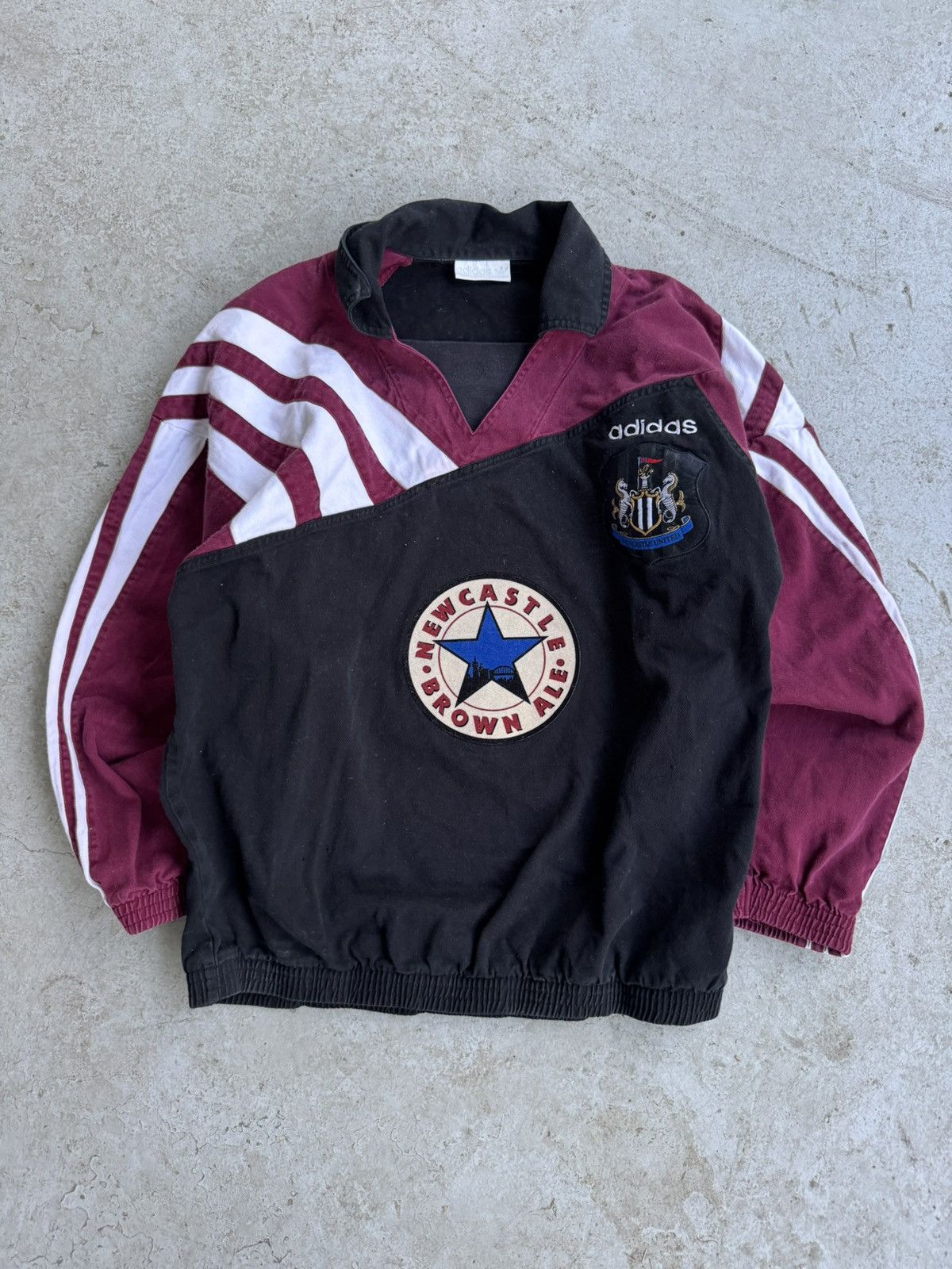 1995-96 Newcastle United RARE Adidas Vintage Crewneck