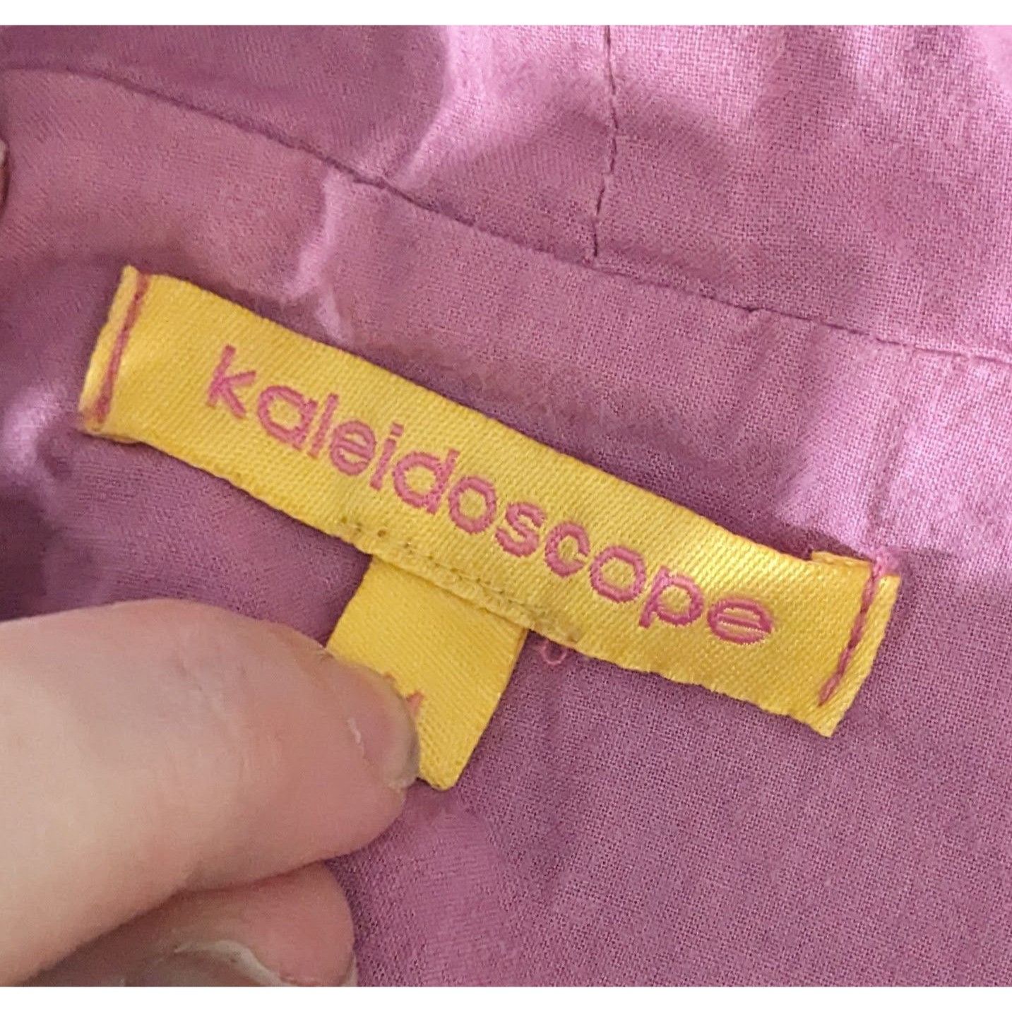 Other Vintage Kaleidoscope Cropped Pink And Grey Button Jacket Siz Size M / US 6-8 / IT 42-44 - 7 Thumbnail