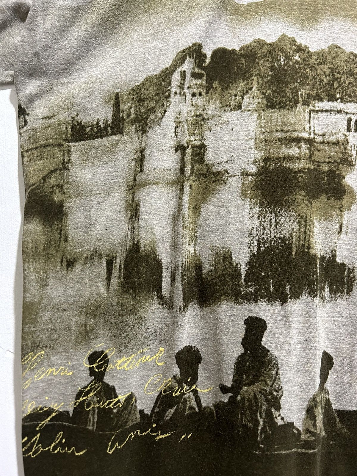 Japanese Brand Vintage Christian Aujard ‘Lake View’ Boxy Tee Size US L / EU 52-54 / 3 - 4 Thumbnail