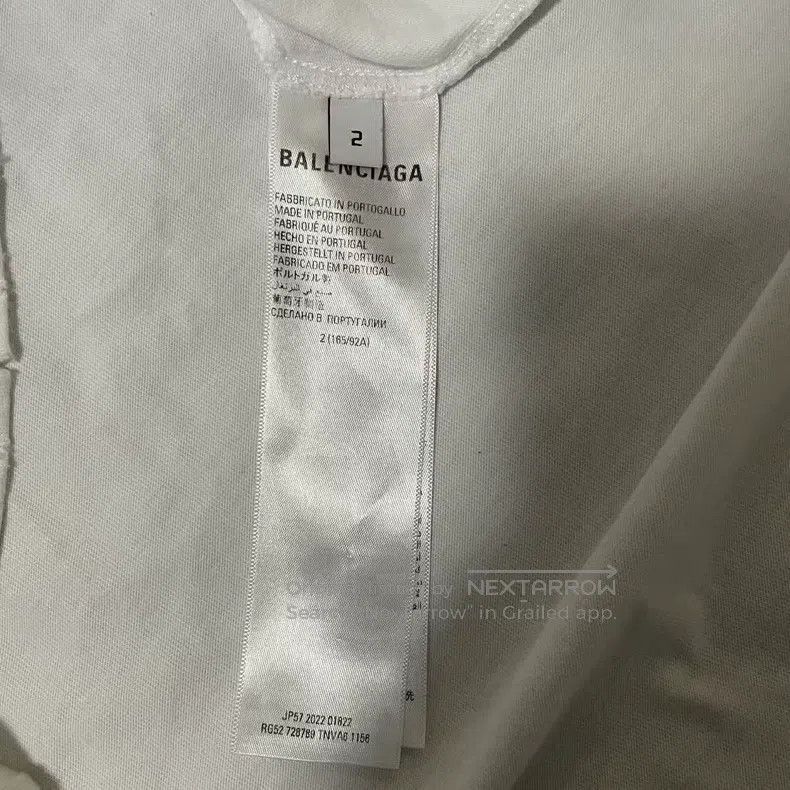 Balenciaga Balenciaga Striped Logo Printed Long Sleeve Size US M / EU 48-50 / 2 - 4 Thumbnail