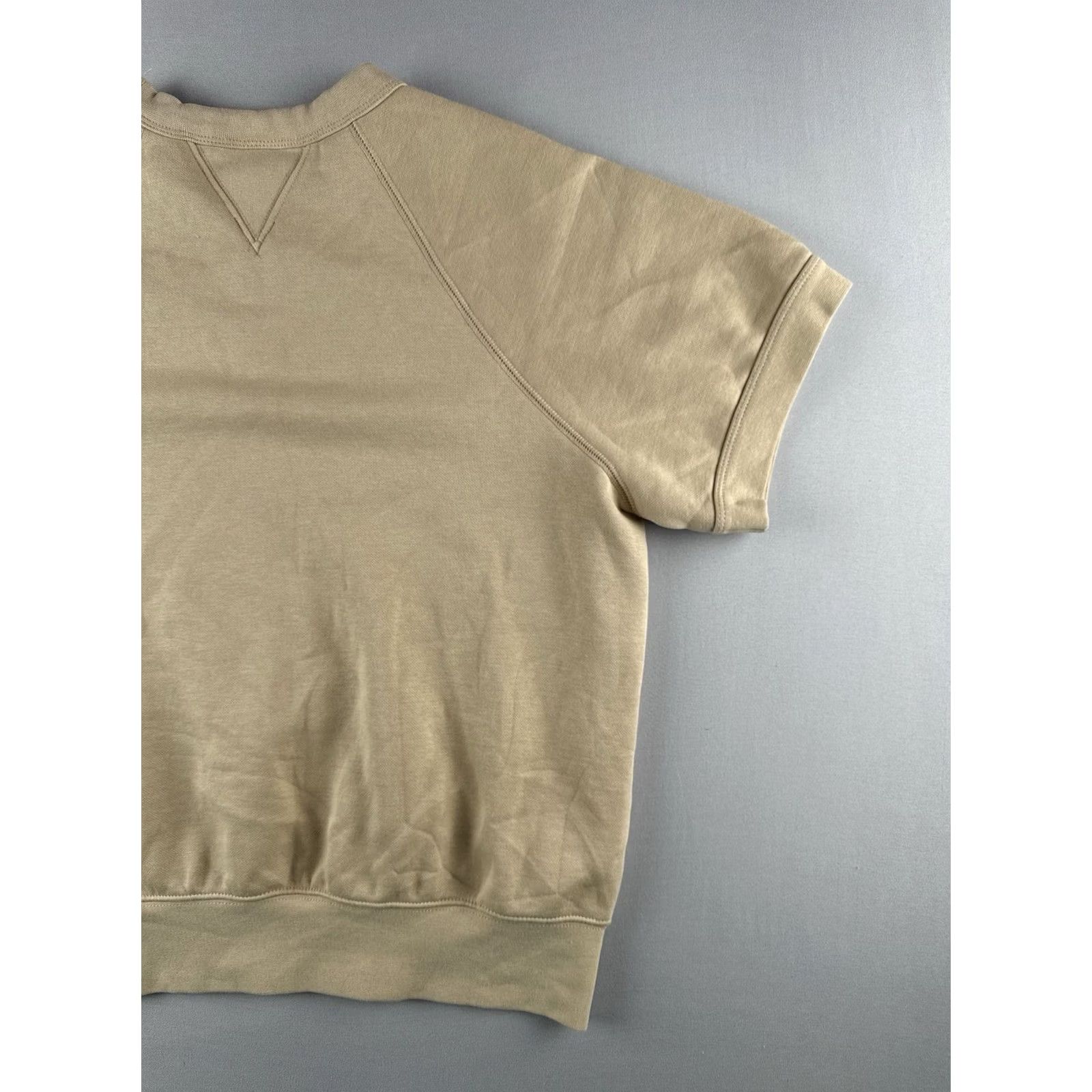 Champion Champion Cropped Sweatshirt Womens XS Beige Short Sleeve Crewneck Pullover Retro Sports Activewear Size XS / US 0-2 / IT 36-38 - 7 Thumbnail