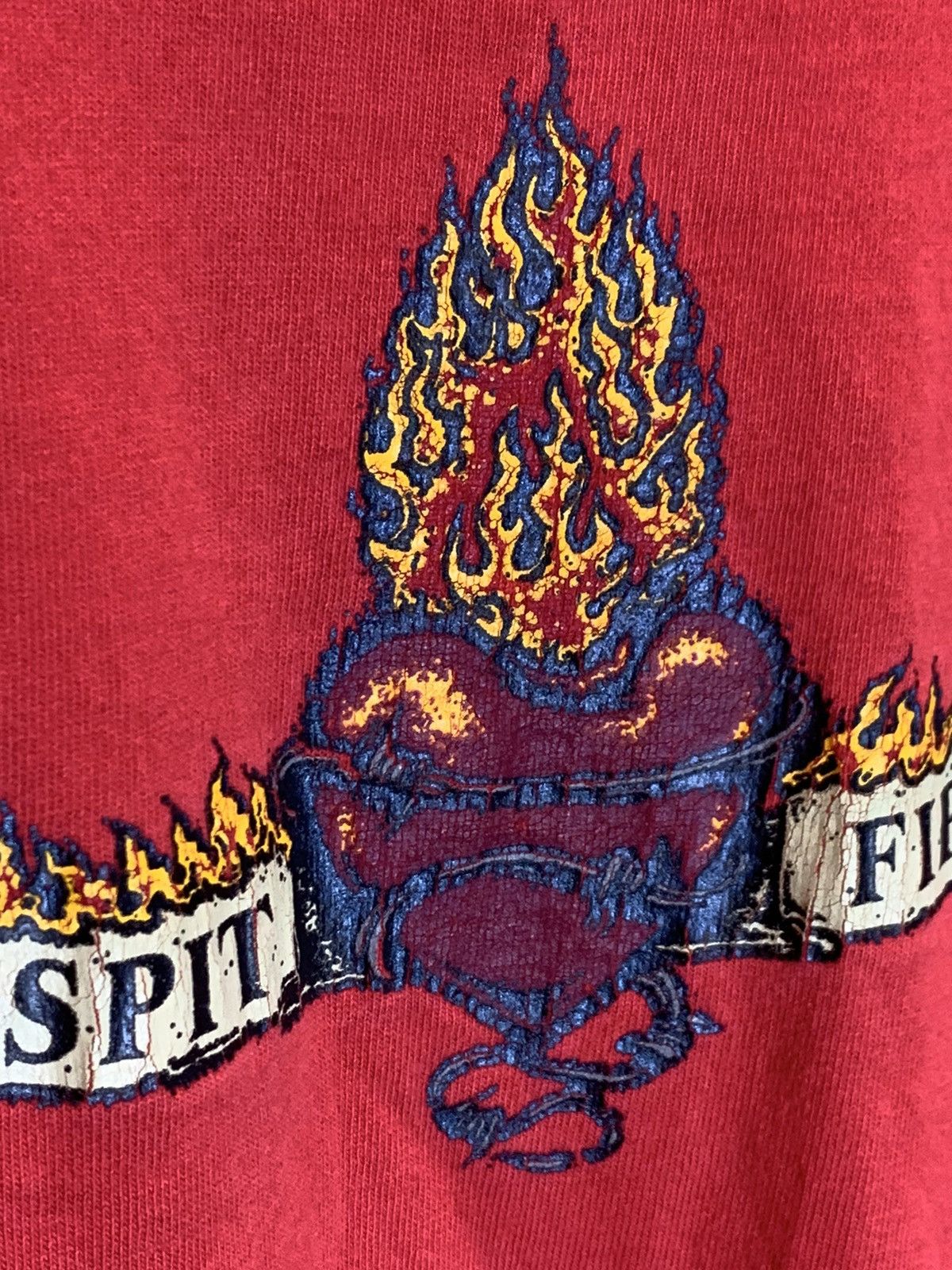 Spitfire RARE Vintage 90’s Spitfire Skateboarding Single Stitch Shirt Size US XL / EU 56 / 4 - 3 Thumbnail