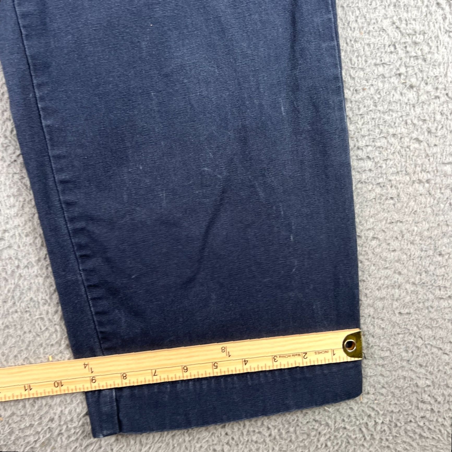 Vintage American Giant Pants Womens 8 Blue Stretch Knit Straight Casual Style Dress Pants Womens 8 Blue Stretch Knit Straight Pockets Size 30" / US 8 / IT 44 - 2 Thumbnail