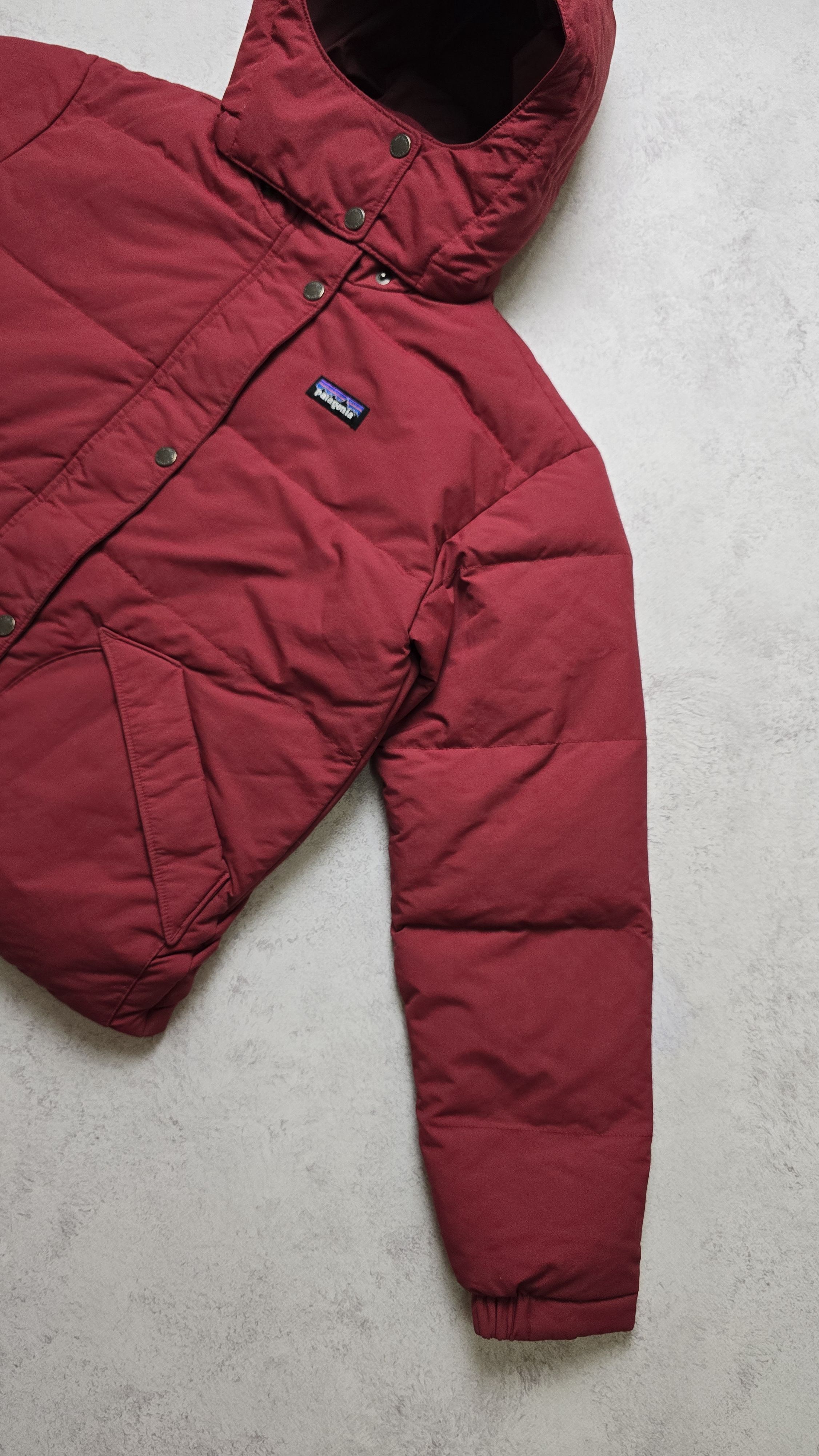 Patagonia Patagonia Hooded Down Puffer Jacket Cropped Winter Coat Size S / US 4 / IT 40 - 11 Thumbnail