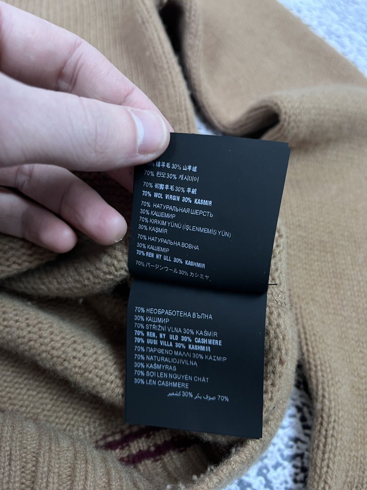 Prada Prada Milano Cashmere Wool Knit Sweater Brown Logo Size XS / US 0-2 / IT 36-38 - 11 Thumbnail