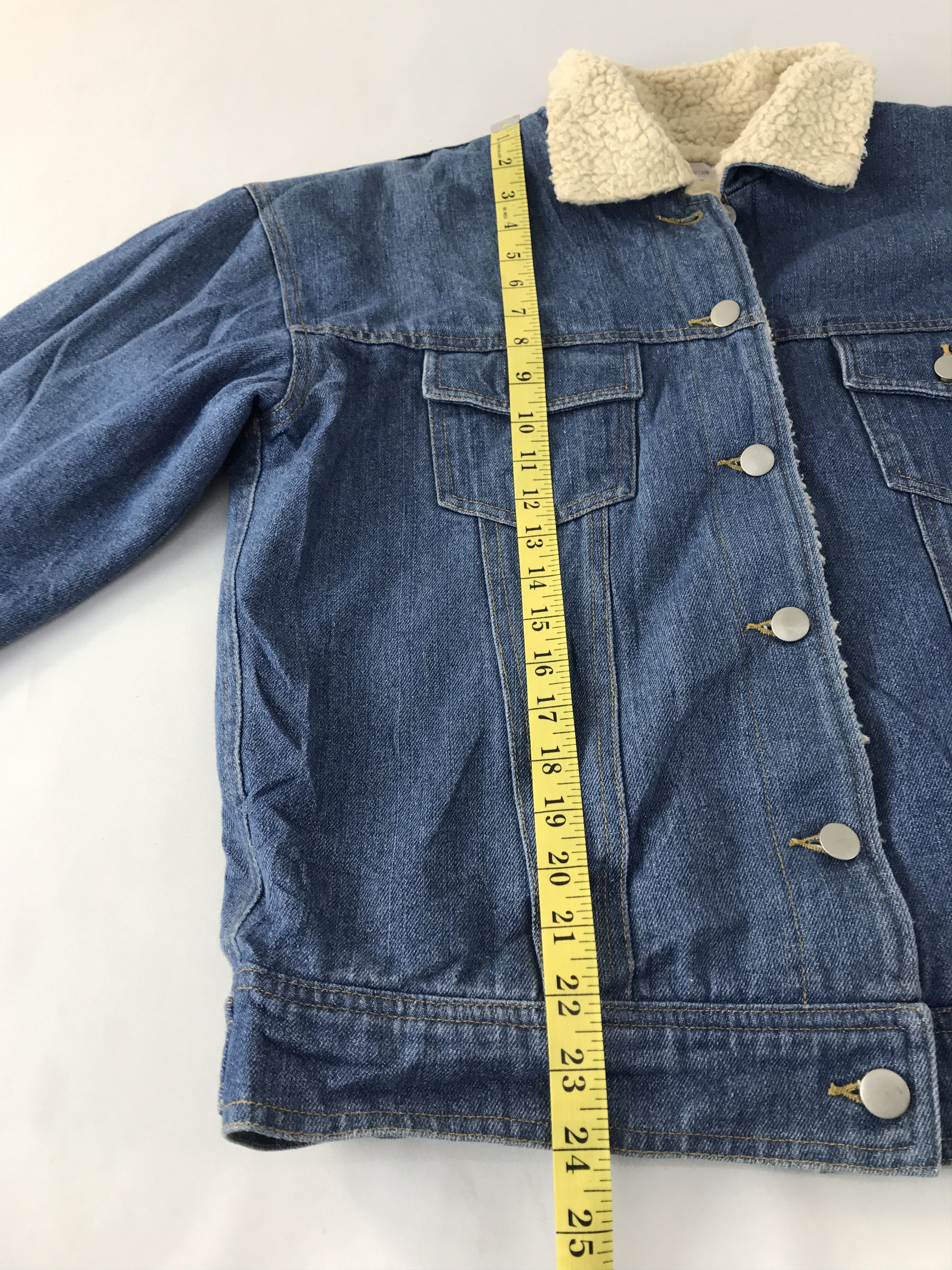 Japanese Brand Chain Reaction Sherpa Shearling Denim Padded Full Button Size US M / EU 48-50 / 2 - 12 Thumbnail
