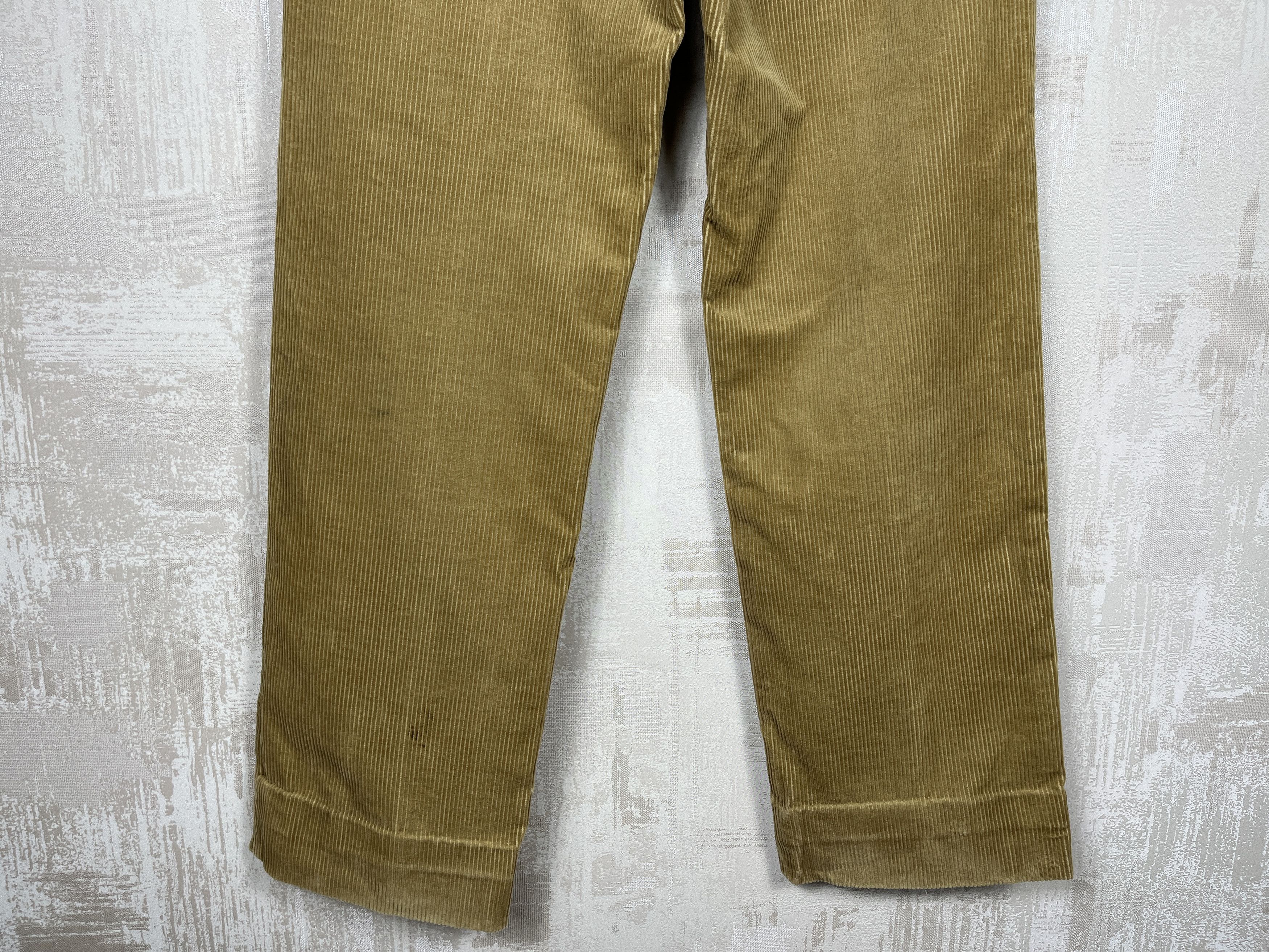 Vintage 70s 80s Wrangler Corduroy Vintage Chino Pants Eclair Zip Size US 34 / EU 50 - 17 Thumbnail