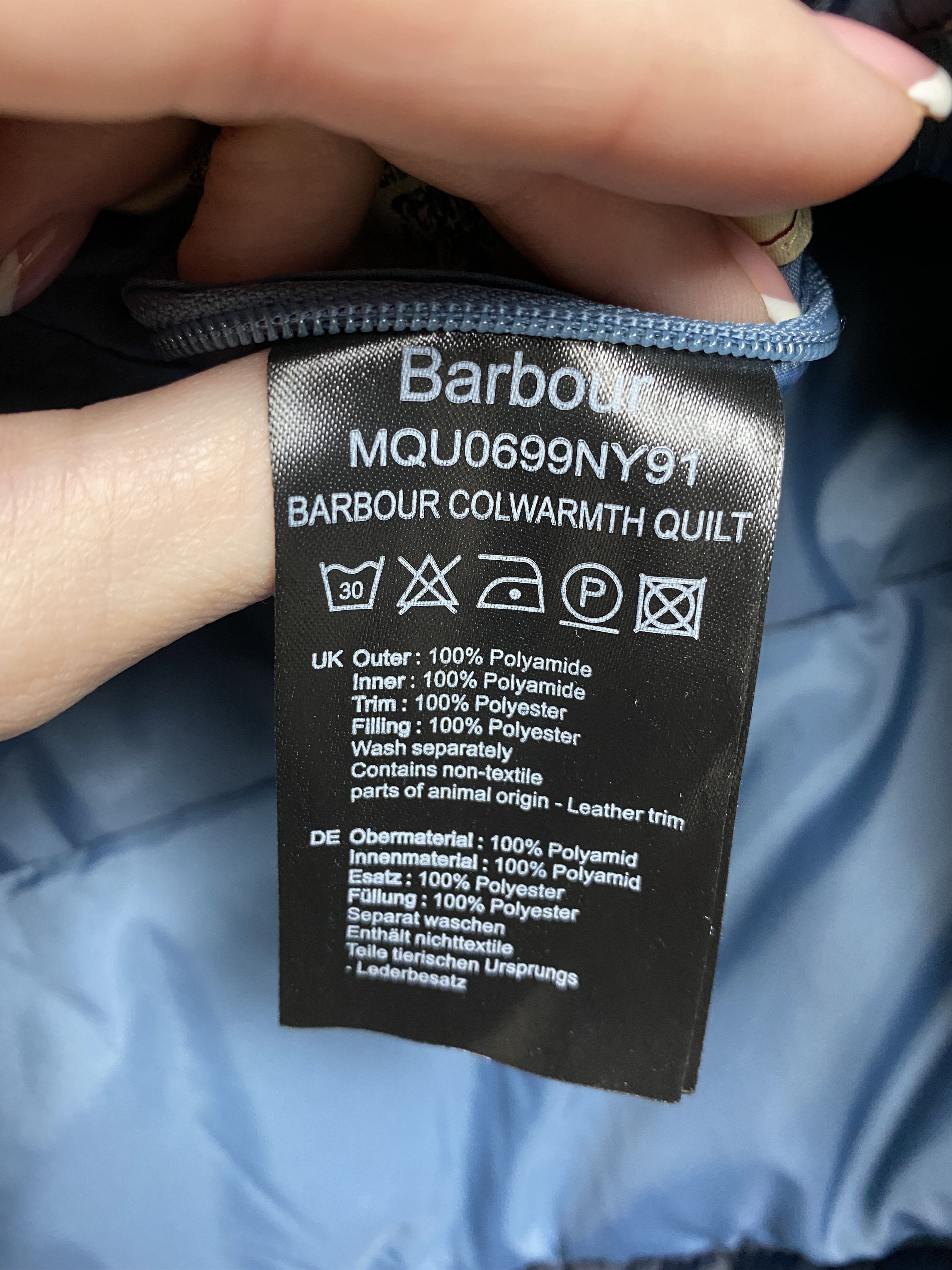 Barbour Barbour Vintage Mens Colwarmth Nylon Puffer Vest Size US XL / EU 56 / 4 - 9 Thumbnail
