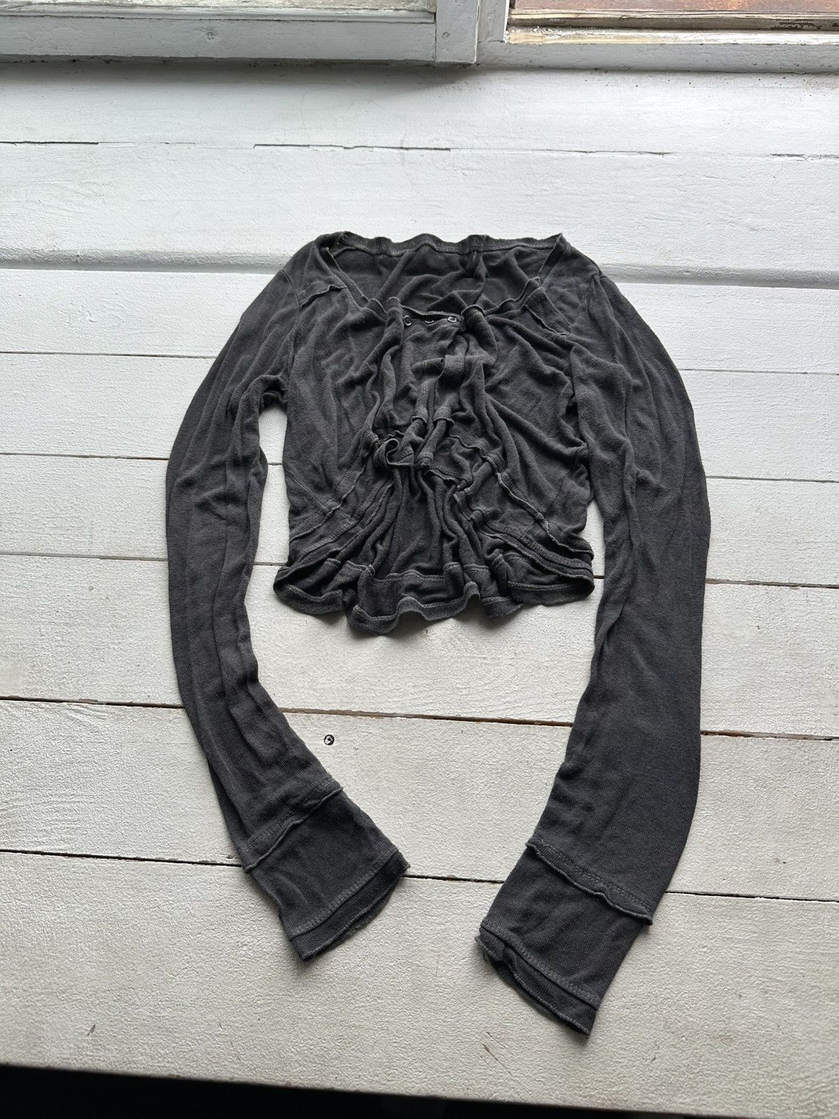 Other 🚨Vintage AVANT-GARDE SWEATER ZIP Y2K gothic IFSIXWASNINE Size XL / US 12-14 / IT 48-50 - 1 Thumbnail