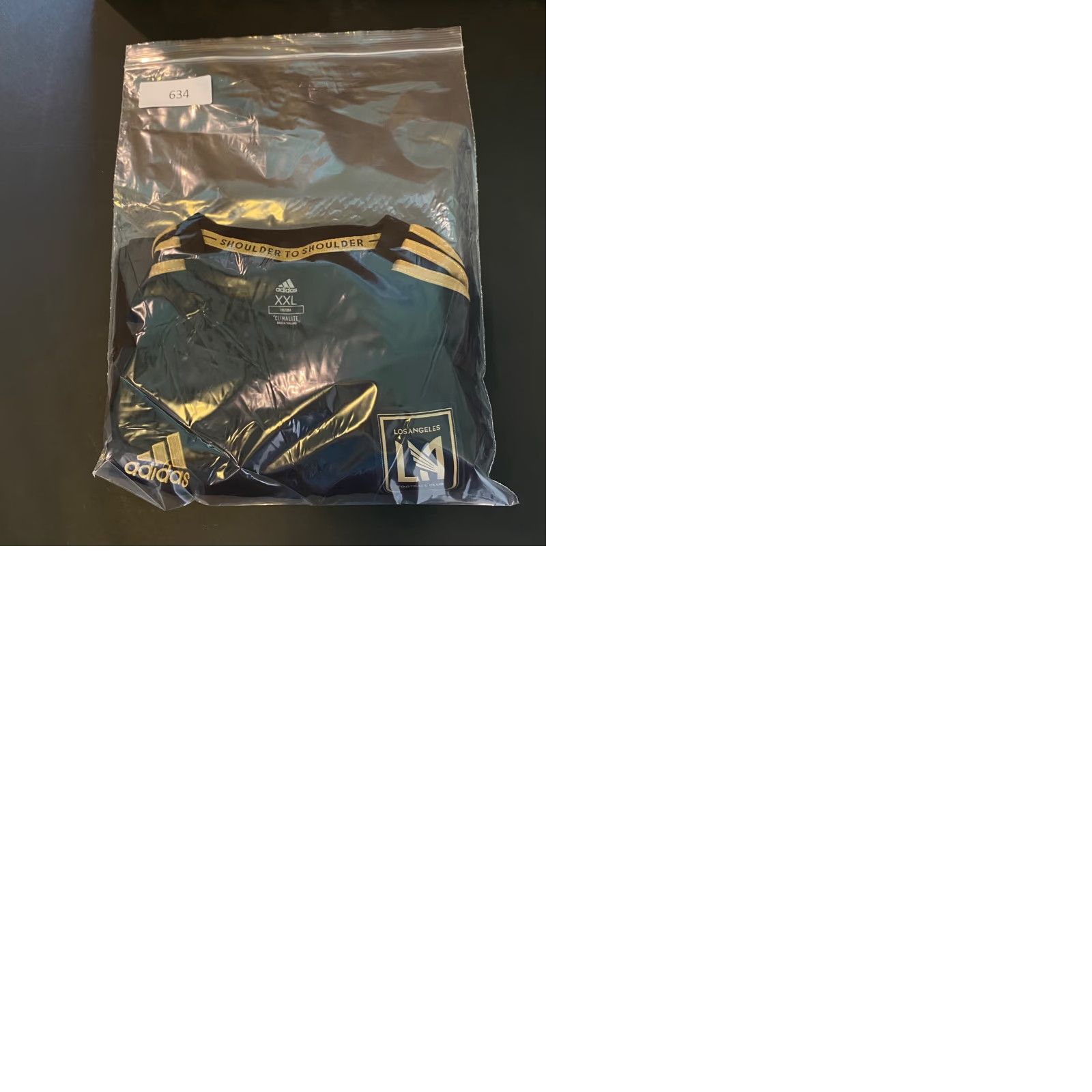Adidas RARE Nipsey Hussle Shirt adidas Men L/XL Jersey Black 2019 MLS Soccer Logo Crew Neck T-Shirt Short Sleeve Vintage: No Size US L / EU 52-54 / 3 - 9 Thumbnail
