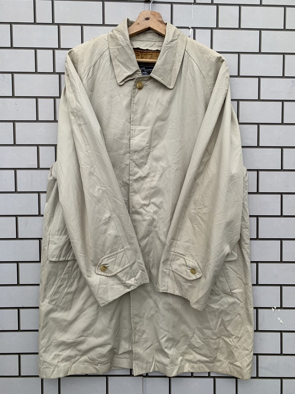 Burberry × Burberry Prorsum × Vintage Vintage Burberrys Nova Check Trench Coat Jacket Size US L / EU 52-54 / 3 - 4 Thumbnail