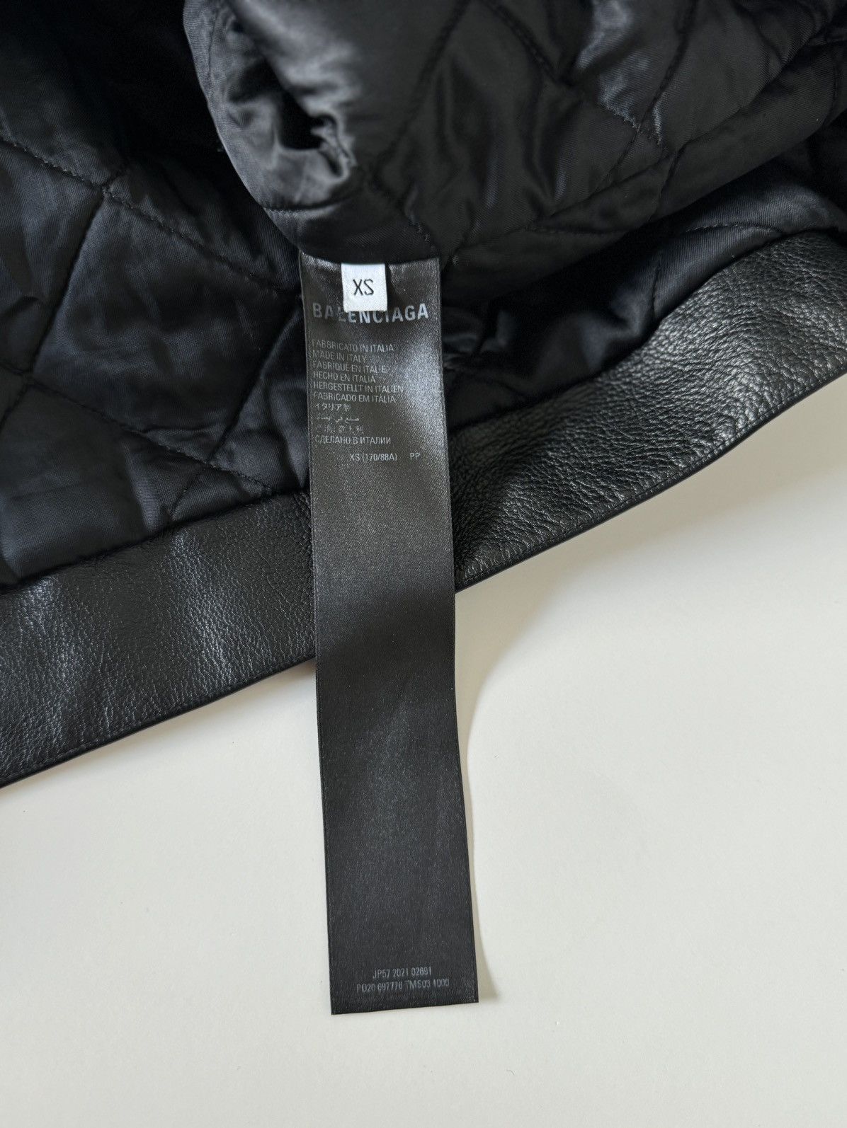 Balenciaga Balenciaga Denim Style Leather Jacket Size US XS / EU 42 / 0 - 8 Thumbnail