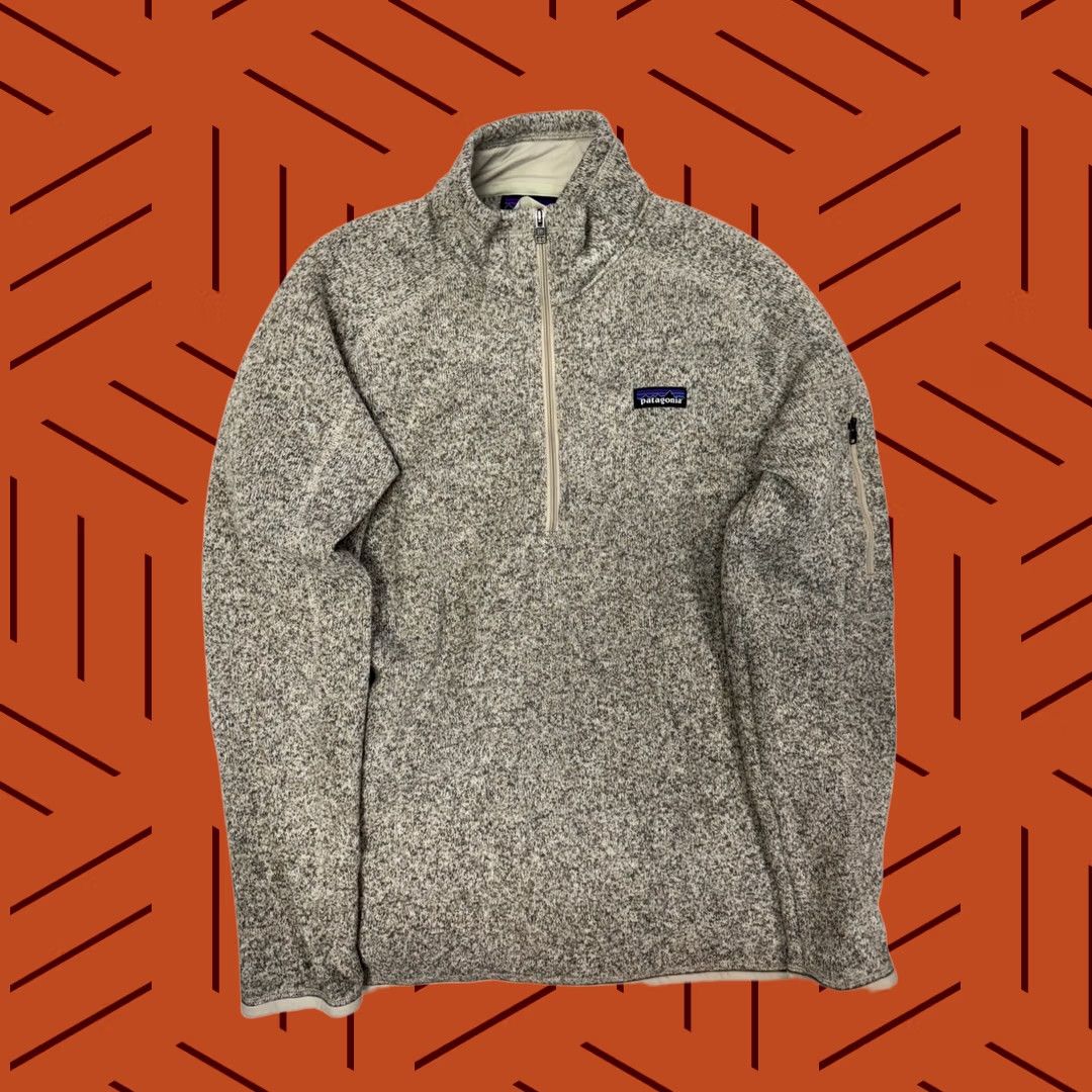 Patagonia Patagonia Better Sweater Pullover 1/4 Zip Fleece Women's XL Heather Gray Pelican Size XL / US 12-14 / IT 48-50 - 1 Thumbnail