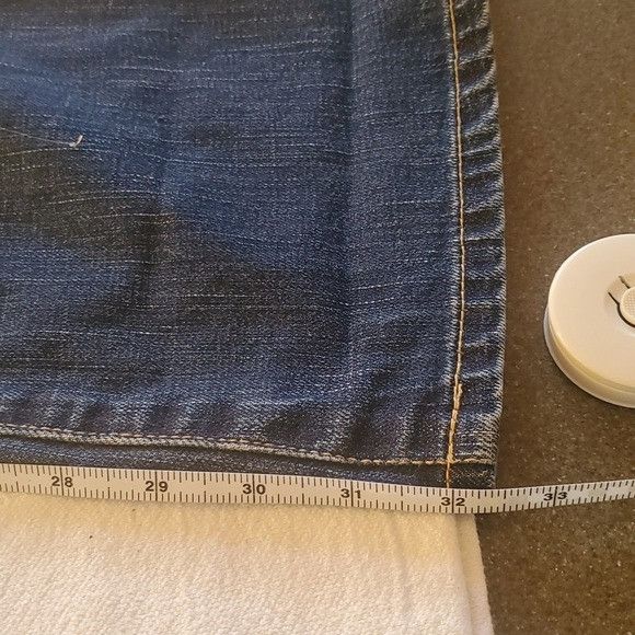 BKE BKE Elite Embroidered Sz. 33 x32.5 Flared Blue Jeans Size US 33 - 12 Thumbnail