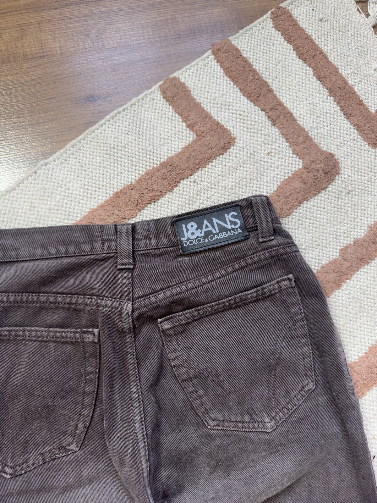 Dolce & Gabbana VINTAGE DOLCE&GABBANA BROWN DENIM PANTS JEANS Size 30" / US 8 / IT 44 - 7 Thumbnail