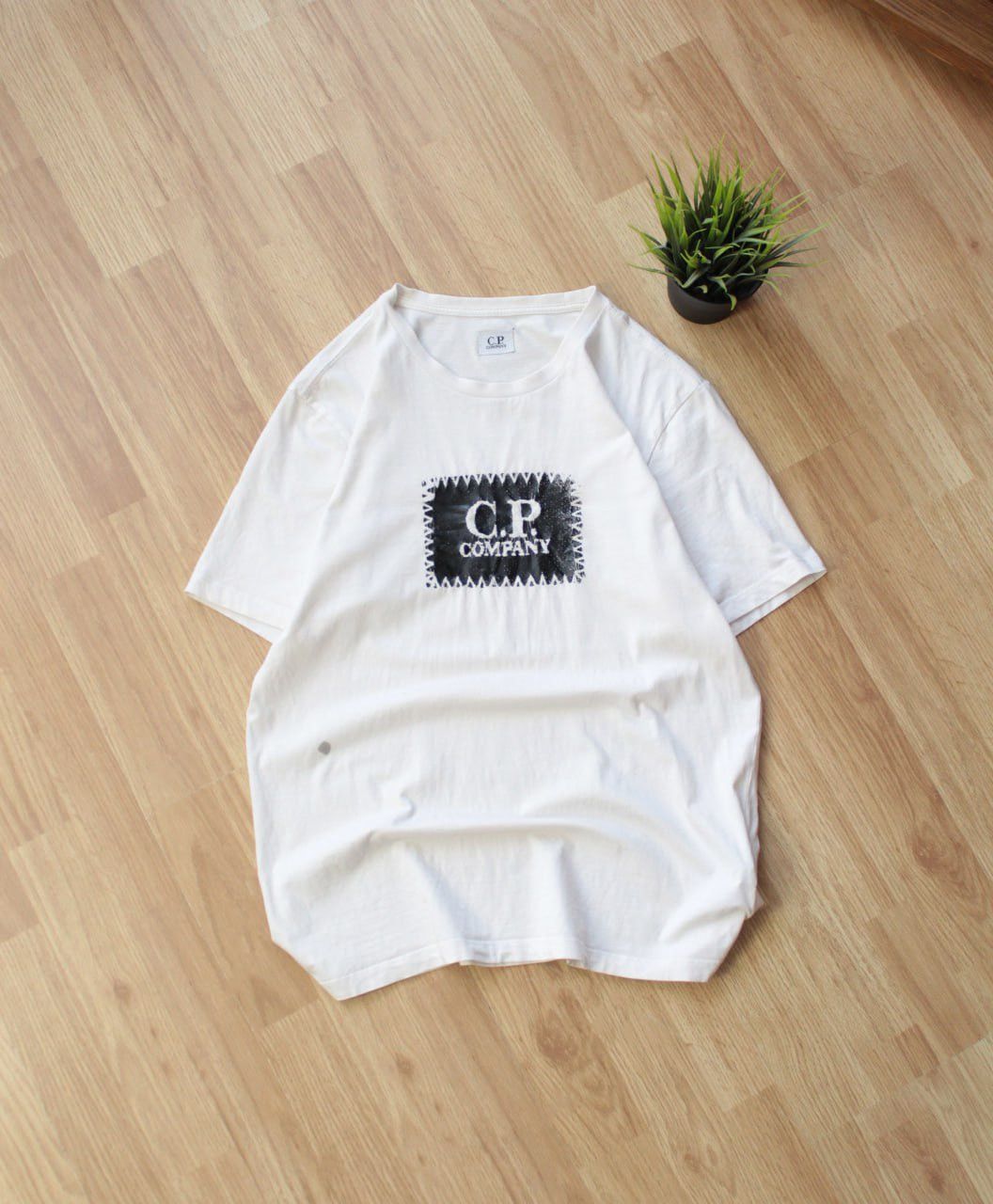 C.P. Company 🔥 CP Company Logo Distressed T Shirt White Y2K Tee C.P. Size US M / EU 48-50 / 2 - 1 Thumbnail