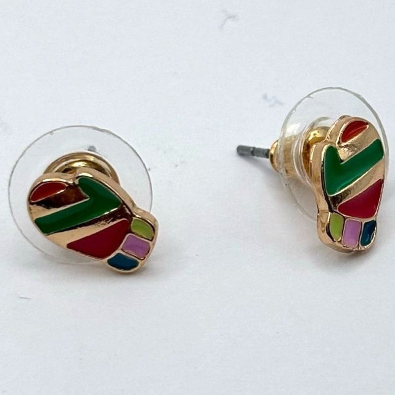 Other Green & Red Muffin Earrings Size ONE SIZE - 3 Thumbnail