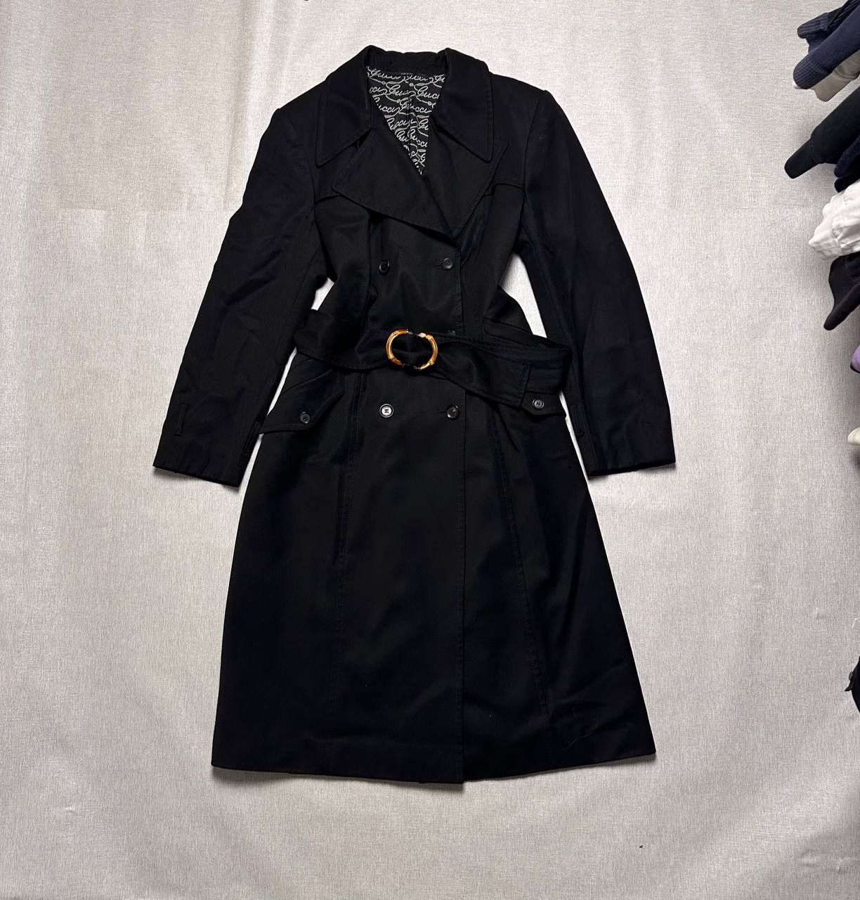 Gucci Archive Gucci Trench Coat with bamboo belt Size L / US 10 / IT 46 - 1 Thumbnail