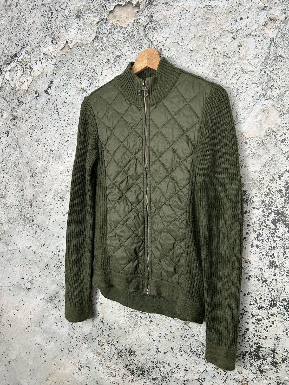 Barbour Barbour Green Zip Sweater Gorpcore Outdoor Streetwear Size US S / EU 44-46 / 1 - 2 Thumbnail