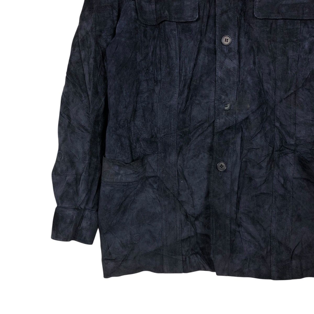 Japanese Brand 📌Vintage Chore Leather Jacket Jubian Blanket Issey Miyake Size US L / EU 52-54 / 3 - 5 Thumbnail