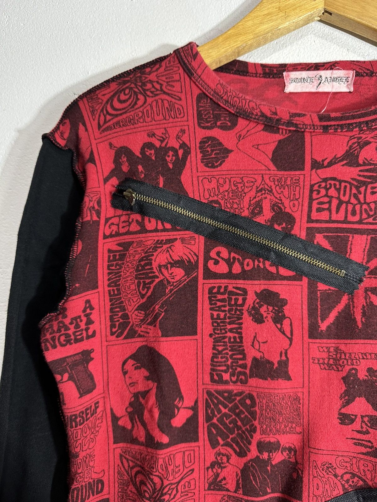 Hysteric Glamour STONE ANGEL UNDERGROUND LONG SLEEVE TEE HYSTERIC STYLE Size US M / EU 48-50 / 2 - 4 Thumbnail
