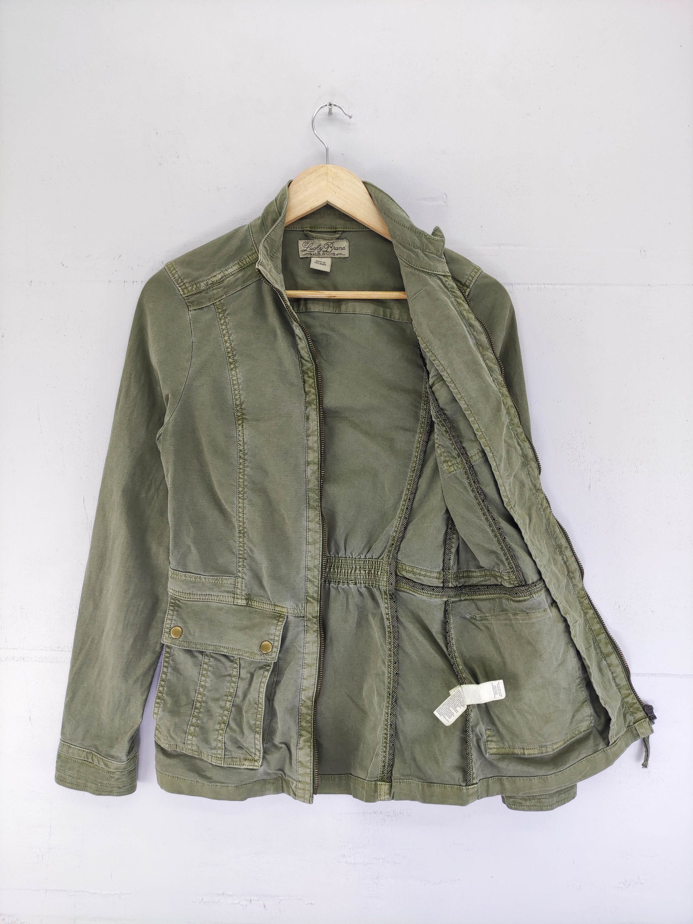 Japanese Brand Vintage Lucky Brand Utility Zipper Jacket Size XXS / US 00 / IT 34 - 3 Thumbnail