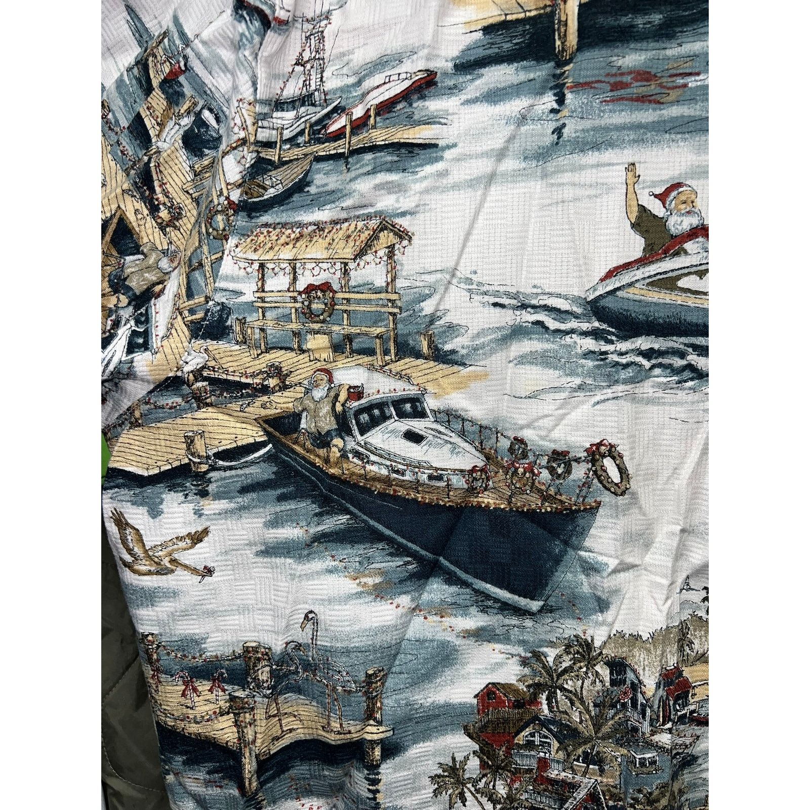 Clearwater Outfitters Vintage Santa Button Up Shirt Clearwater Outfitters Beach 2X Size US XXL / EU 58 / 5 - 2 Thumbnail