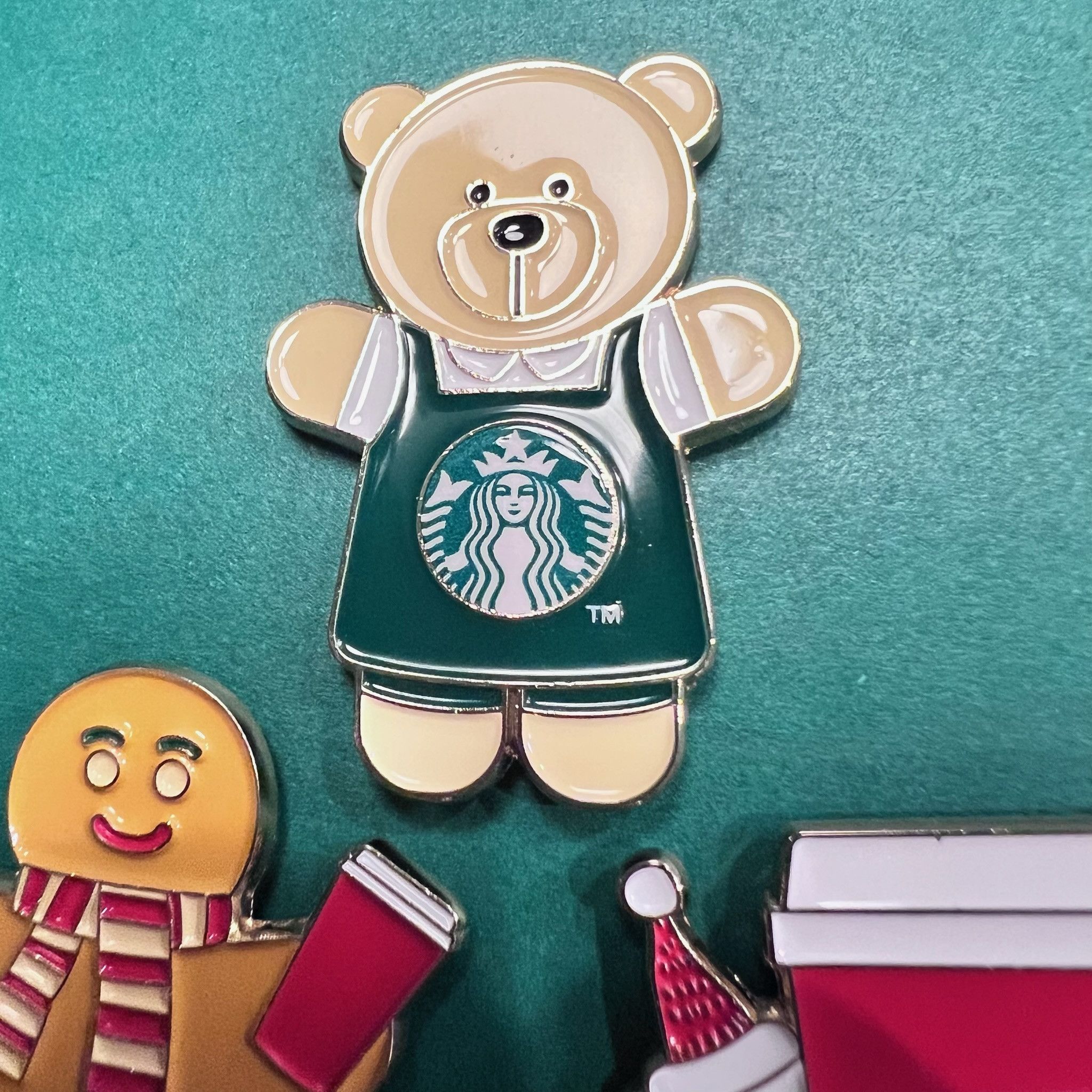 Other NEW Starbucks 2025 Holiday Enamel 3 Pin Set Size ONE SIZE - 5 Thumbnail