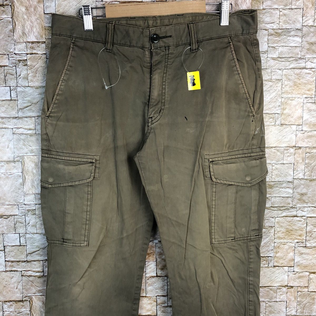 Japanese Brand × Uniqlo Uniqlo Brown Cargo Multipocket Pants #A430 Size US 31 - 5 Thumbnail
