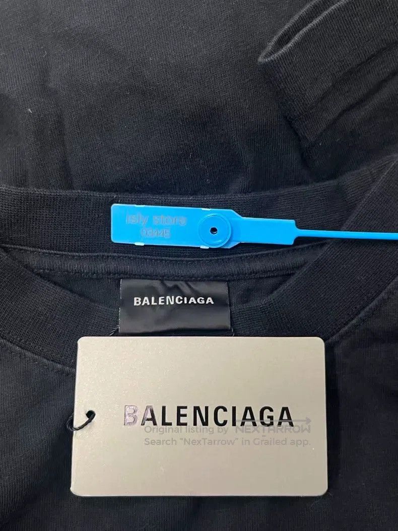 Balenciaga Balenciaga Logo Letter Print Crew Neck Short Sleeve T-Shir Size US M / EU 48-50 / 2 - 5 Thumbnail