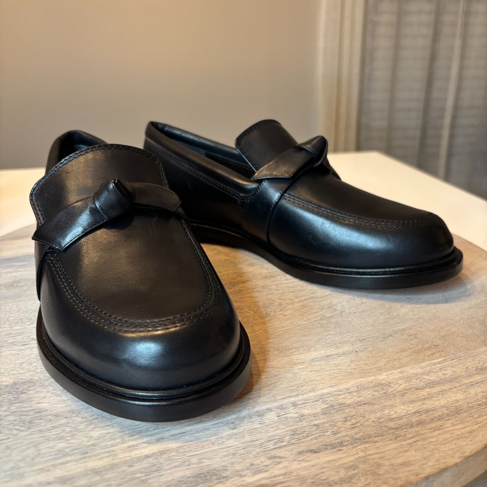 Alexandre Birman Alexandre Birman Clarita Chunky Loafer Black Leather Sz 7.5 Size US 7.5 / IT 37.5 - 4 Thumbnail