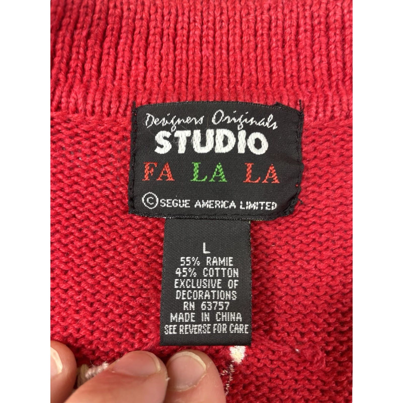 Vintage VINTAGE Ugly Designer Originals Studio Womens Christmas Vest Knit Womens Large Size L / US 10 / IT 46 - 2 Thumbnail