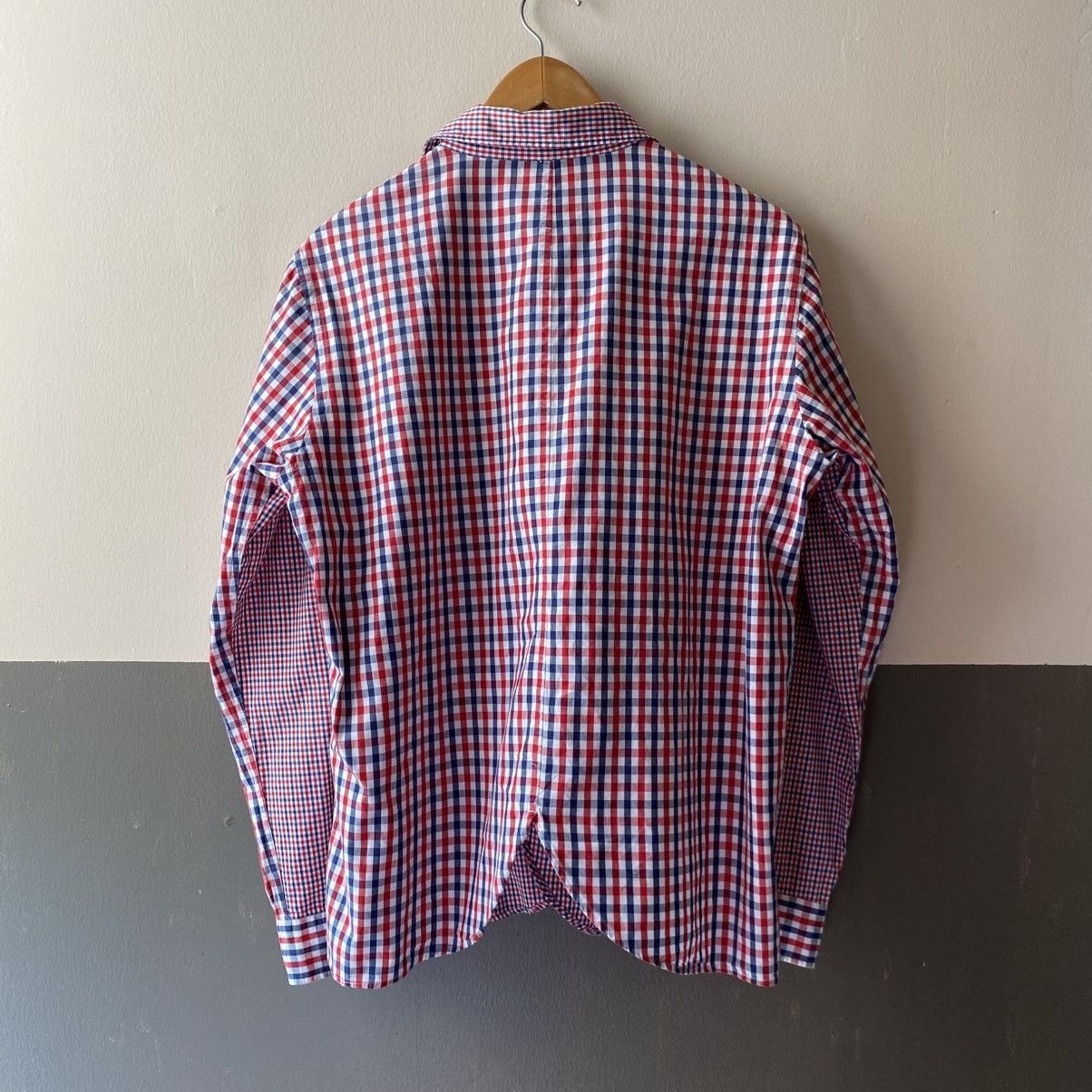 Frapbois FRAPBOIS Red Blue Gingham Check Shirt Size XS / US 0-2 / IT 36-38 - 18 Thumbnail
