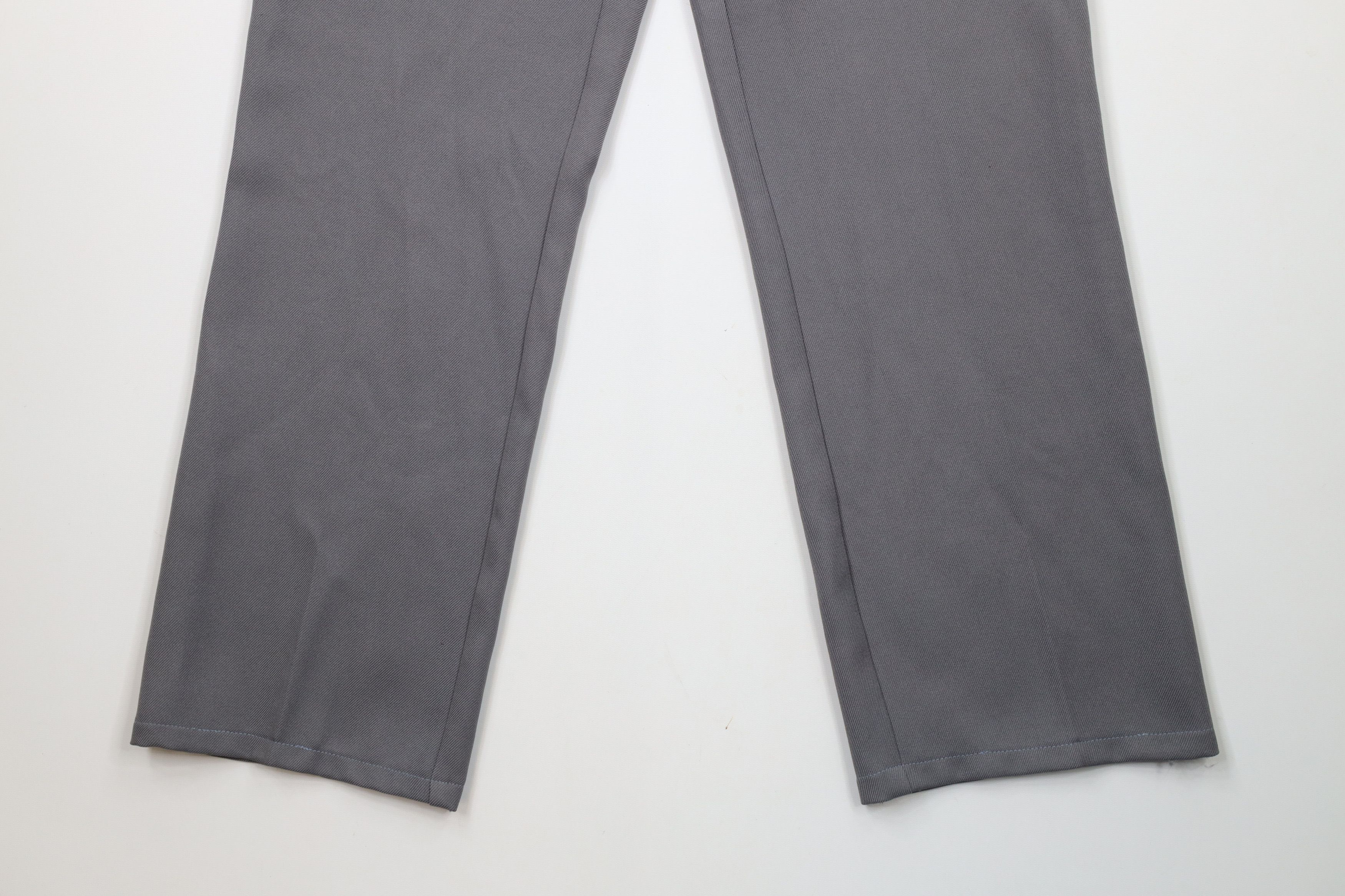 Vintage Vintage 90s Streetwear Knit Flared Wide Leg Chino Pants Gray Size US 34 / EU 50 - 4 Thumbnail