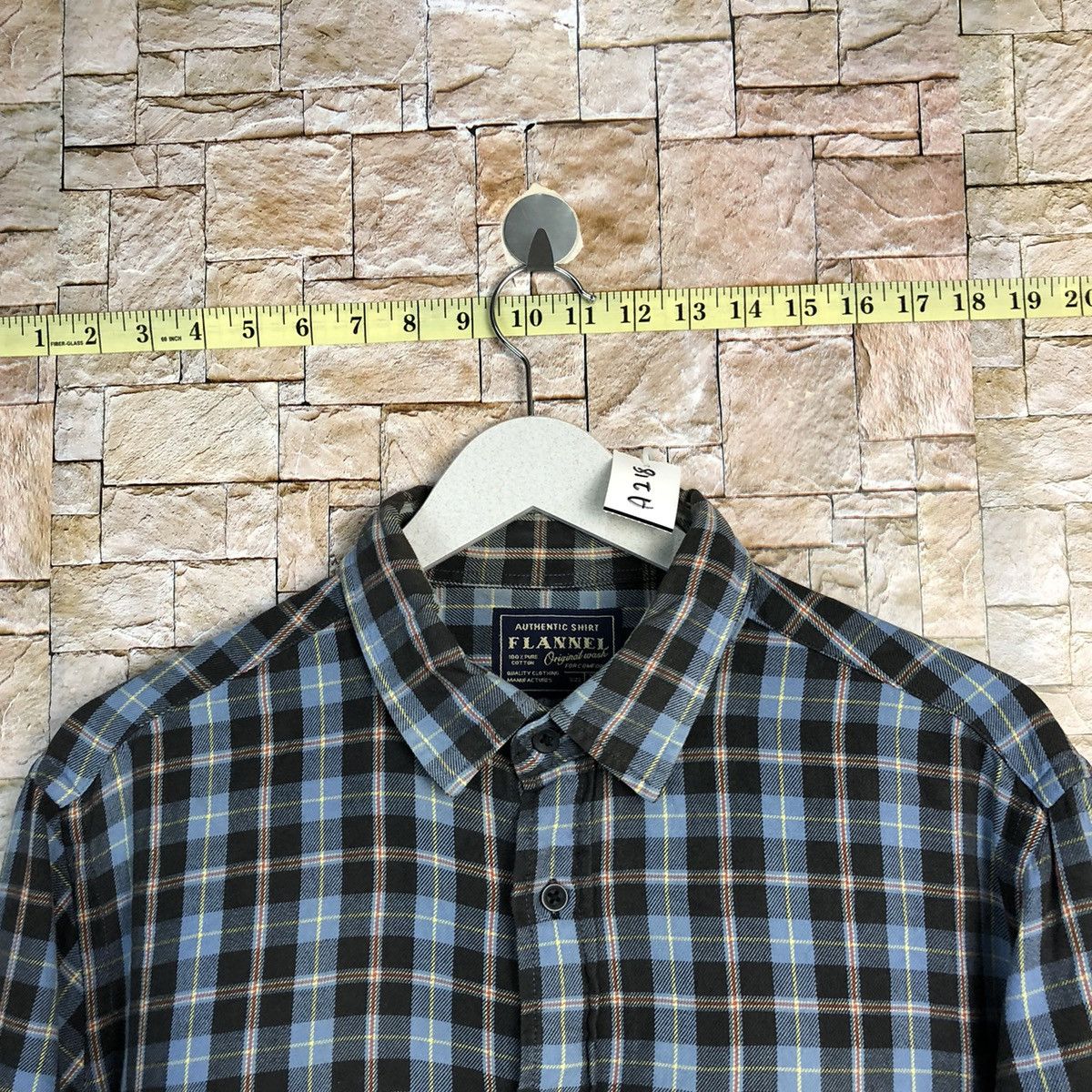 Flannel × Uniqlo Uniqlo Blue Checkred Flannel vintage #A218 Size US XL / EU 56 / 4 - 4 Thumbnail