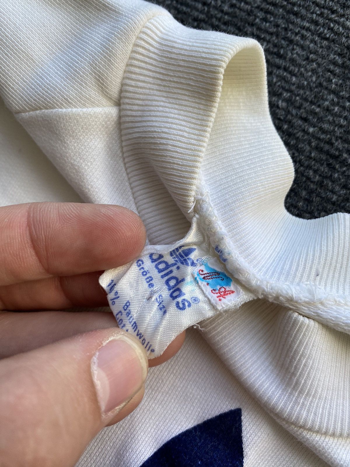 Adidas 🔥1970s Adidas west germany white women m sweatshirt Size M / US 6-8 / IT 42-44 - 3 Thumbnail