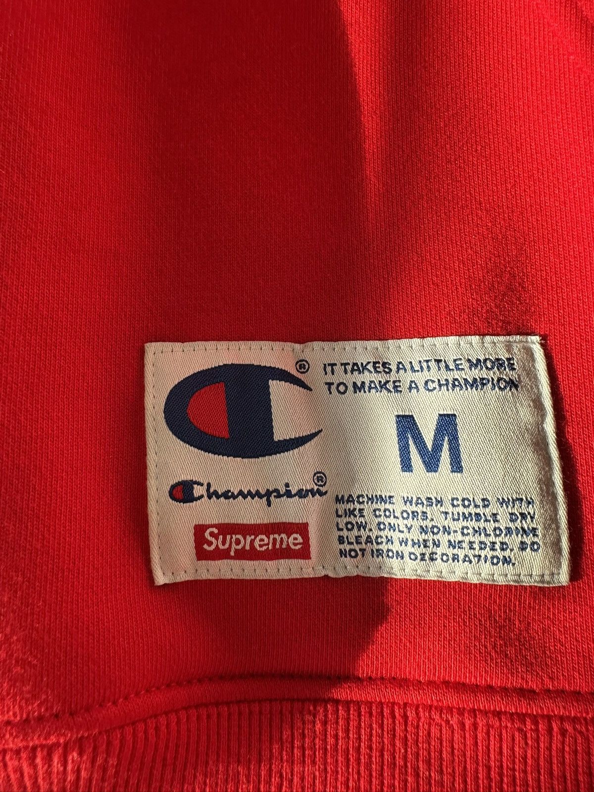 Supreme champion hooded sweatshirt fw16