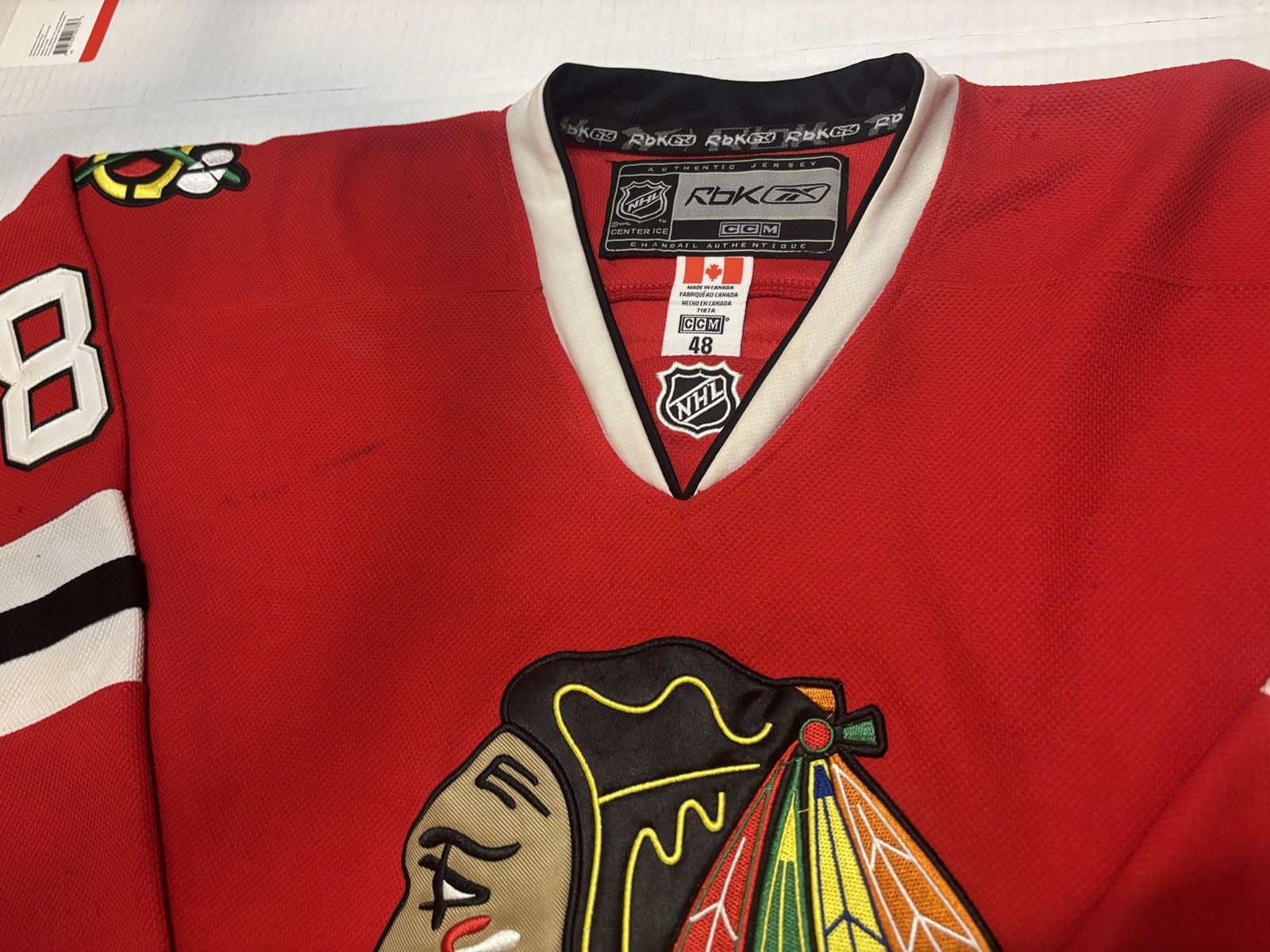 Reebok Reebok Patrick Kane #88 Chicago Blackhawks Authentic Jersey Size US M / EU 48-50 / 2 - 2 Thumbnail