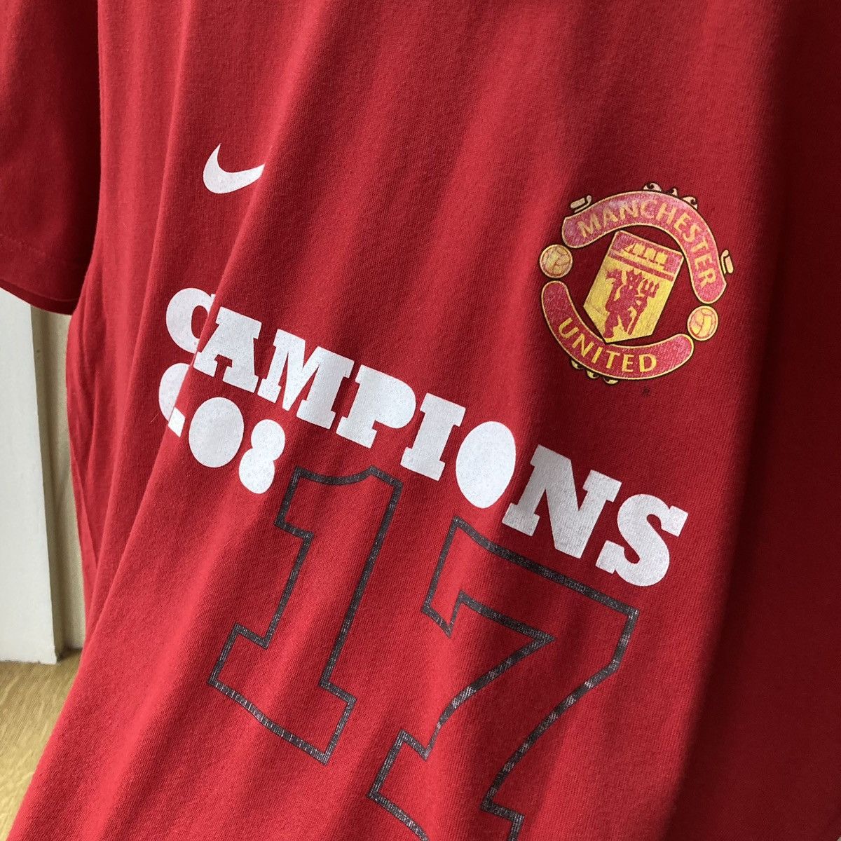 Nike 00s Nike Manchester United Blokcore Vintage T Shirt Casual Size US XL / EU 56 / 4 - 5 Thumbnail