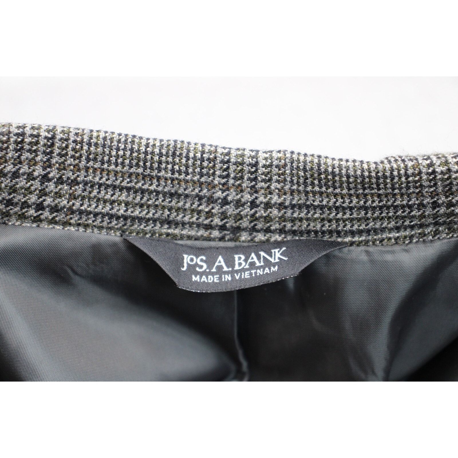 Jos. A. Bank Jos A Bank Blazer Mens 41R 100% Wool Lined 2 Button Size 40R - 5 Thumbnail