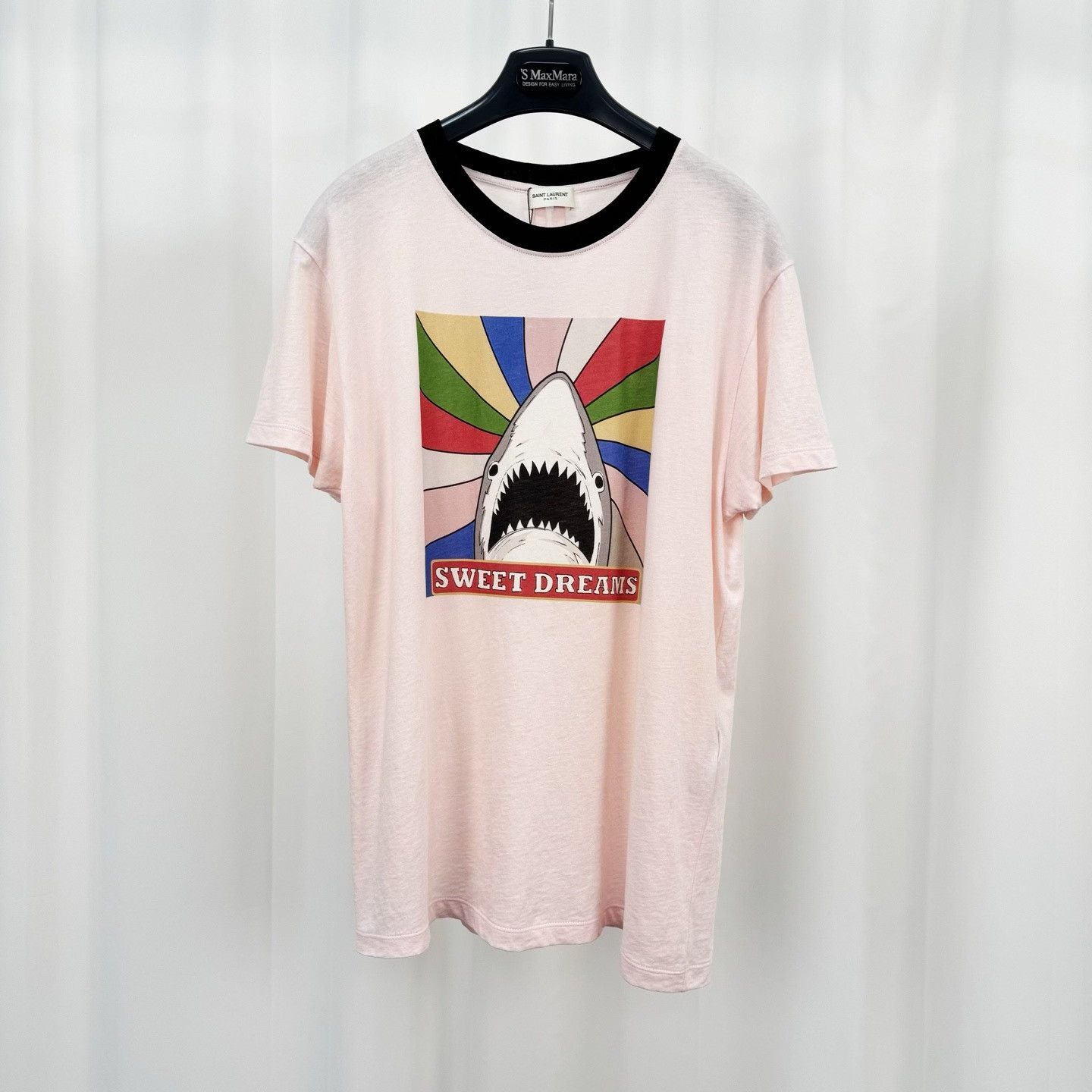 Saint Laurent Paris Saint Laurent Colorful Shark Print T-shirt Size M / US 6-8 / IT 42-44 - 1 Thumbnail