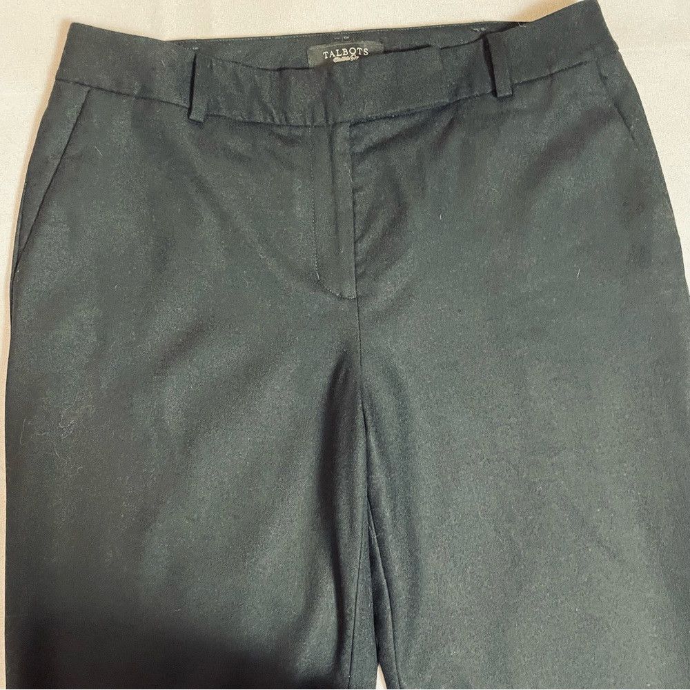 Talbots Talbots Heritage Wool Black Straight Leg Pants Size 10 Size 32" / US 10 / IT 46 - 9 Thumbnail