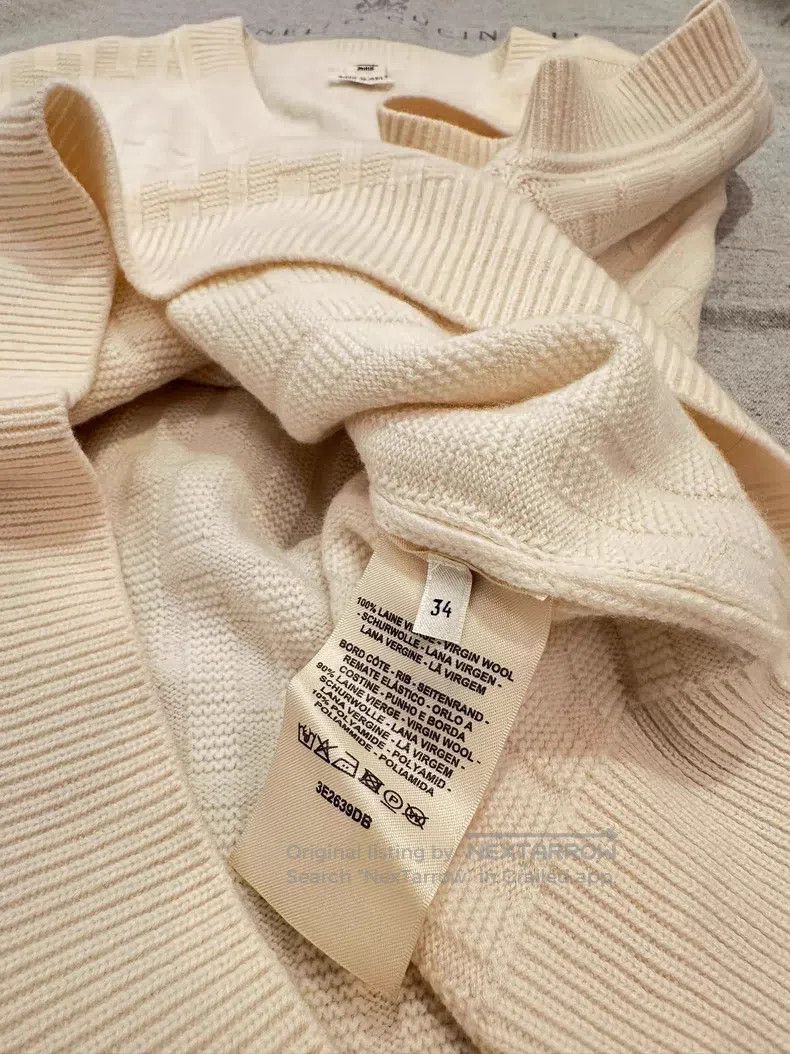 Hermes Hermes Short-sleeved sweater top Size XXS / US 00 / IT 34 - 4 Thumbnail
