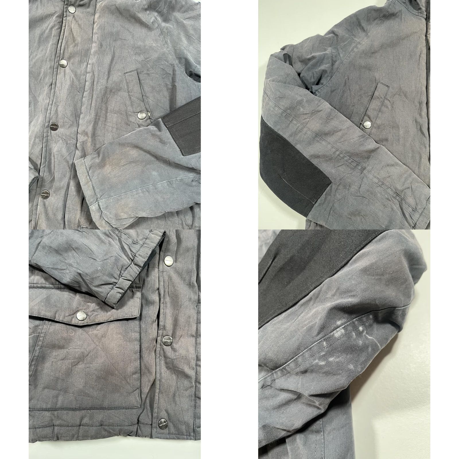 Carhartt Carhartt Coat Mens XL Gray Canvas Hooded Insulated Trapper Parka Workwear Size US XL / EU 56 / 4 - 8 Thumbnail